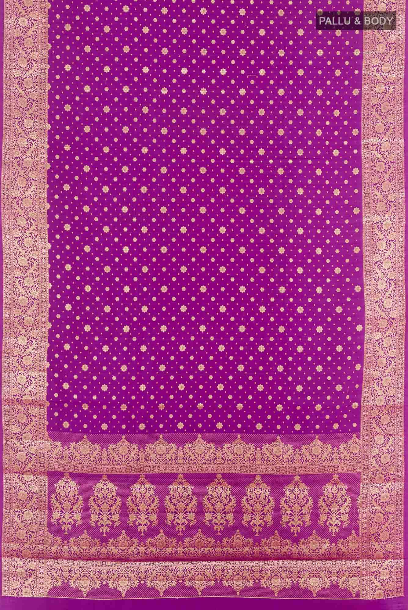Purple Tussar Saree