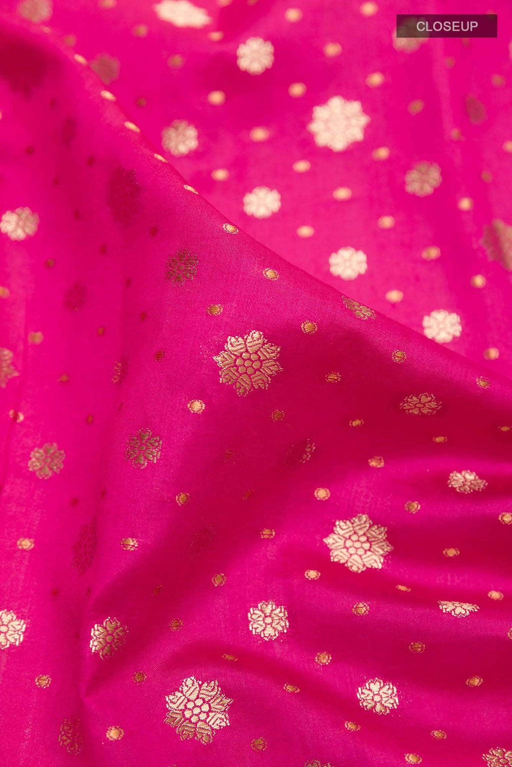 Magenta Tussar Saree