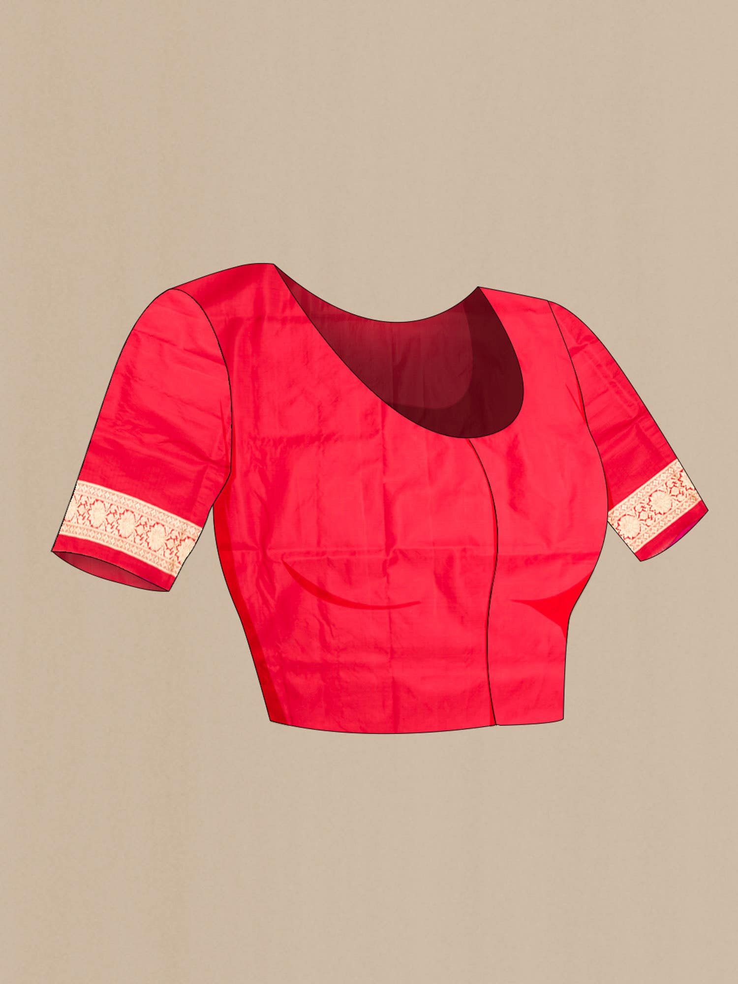 Red Banarasi Silk Saree