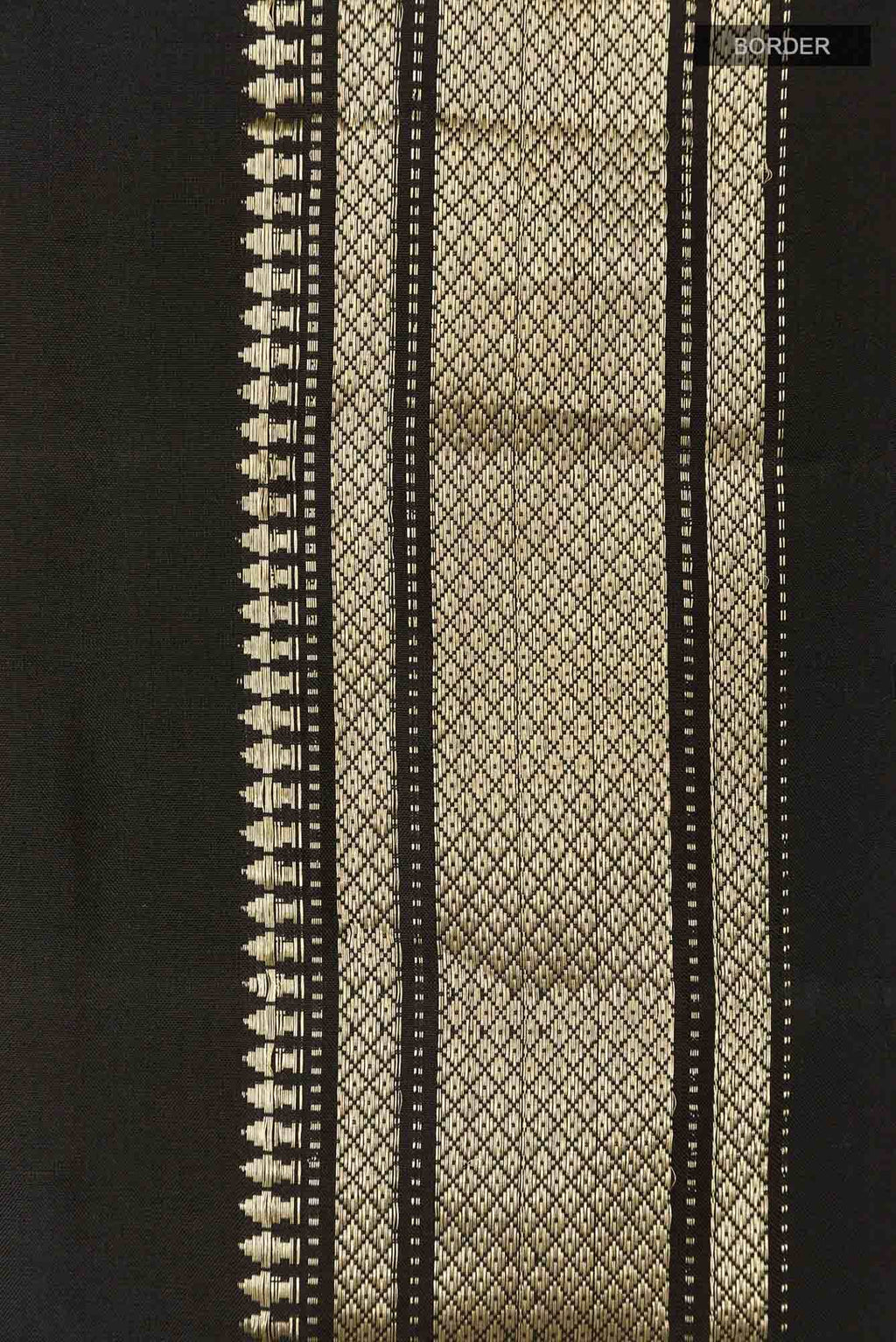 Black Paithani Silk Saree