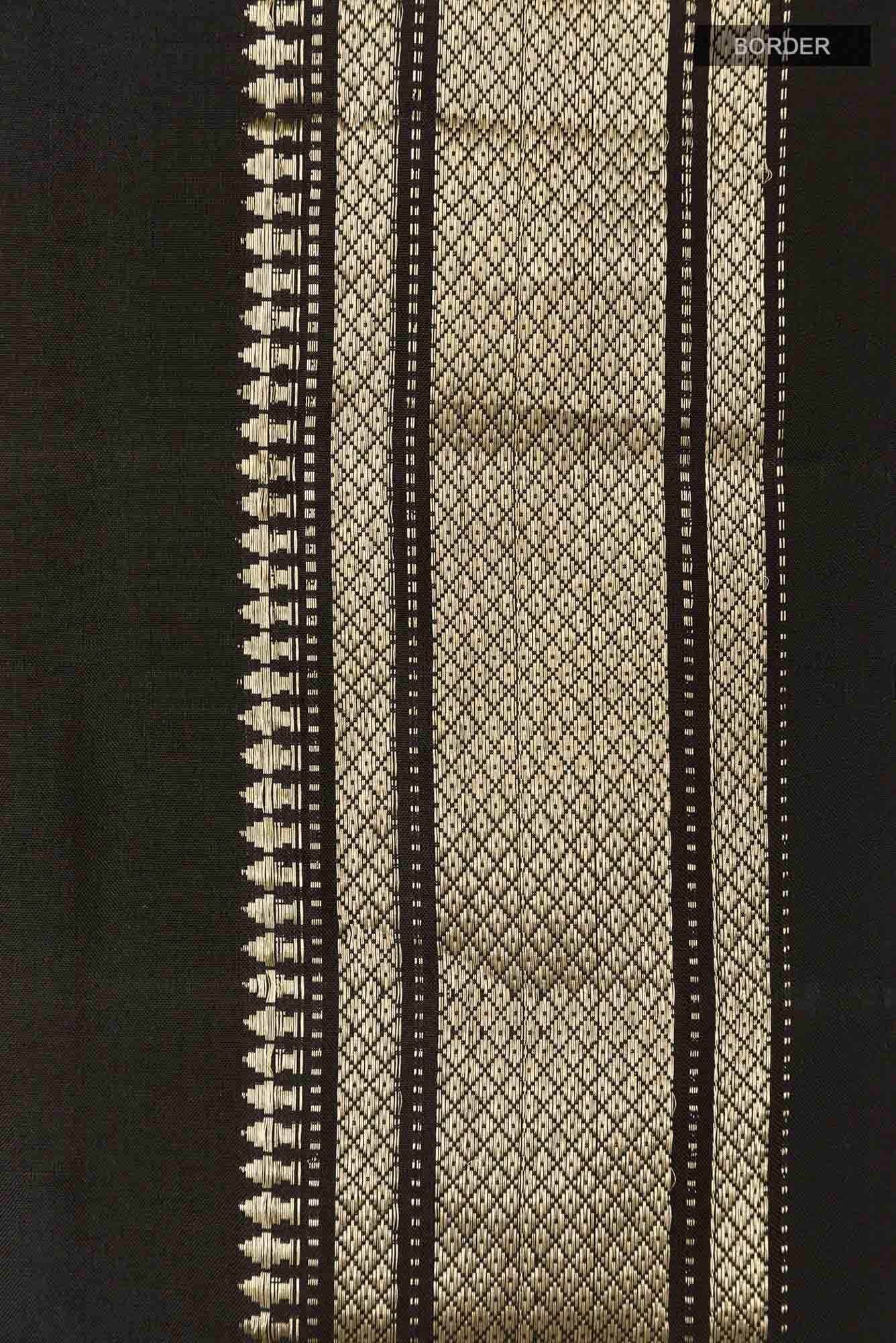 Black Paithani Silk Saree