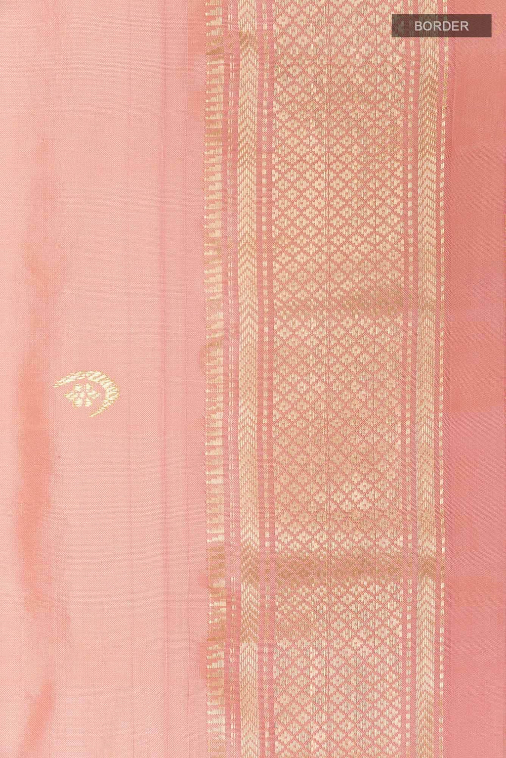 Rose pink Paithani Silk Saree