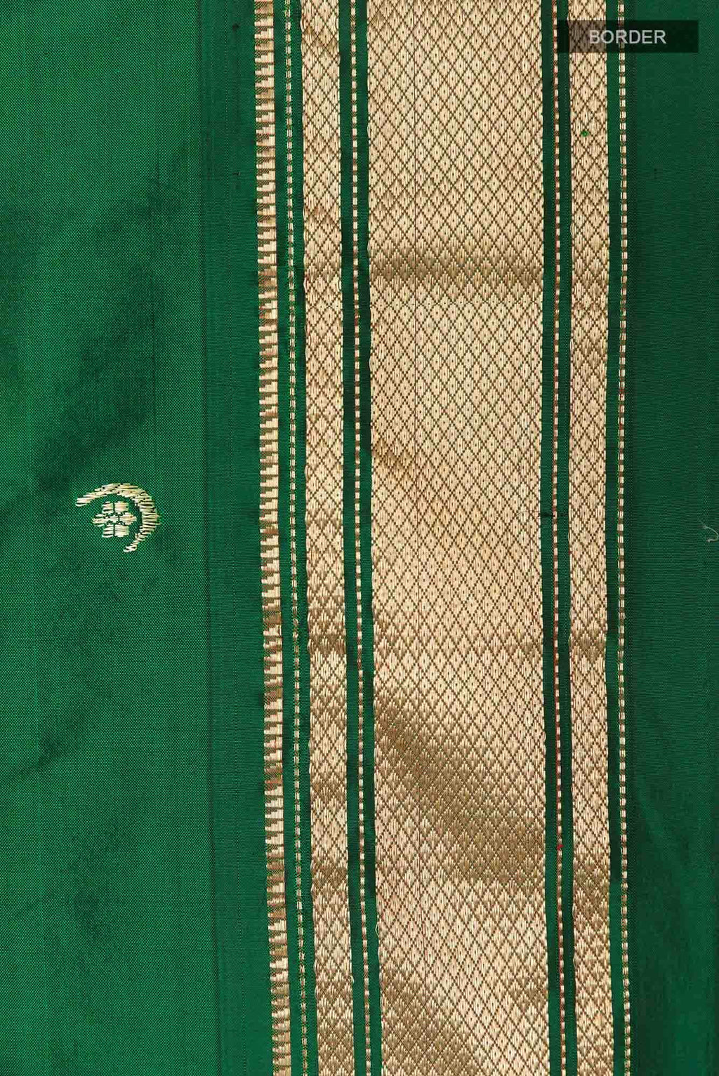 Green Paithani Silk Saree