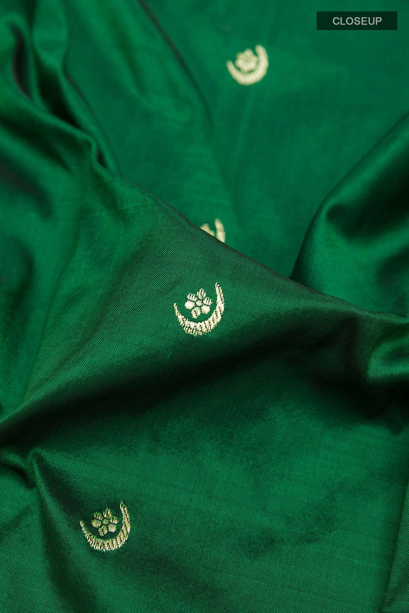 Green Paithani Silk Saree