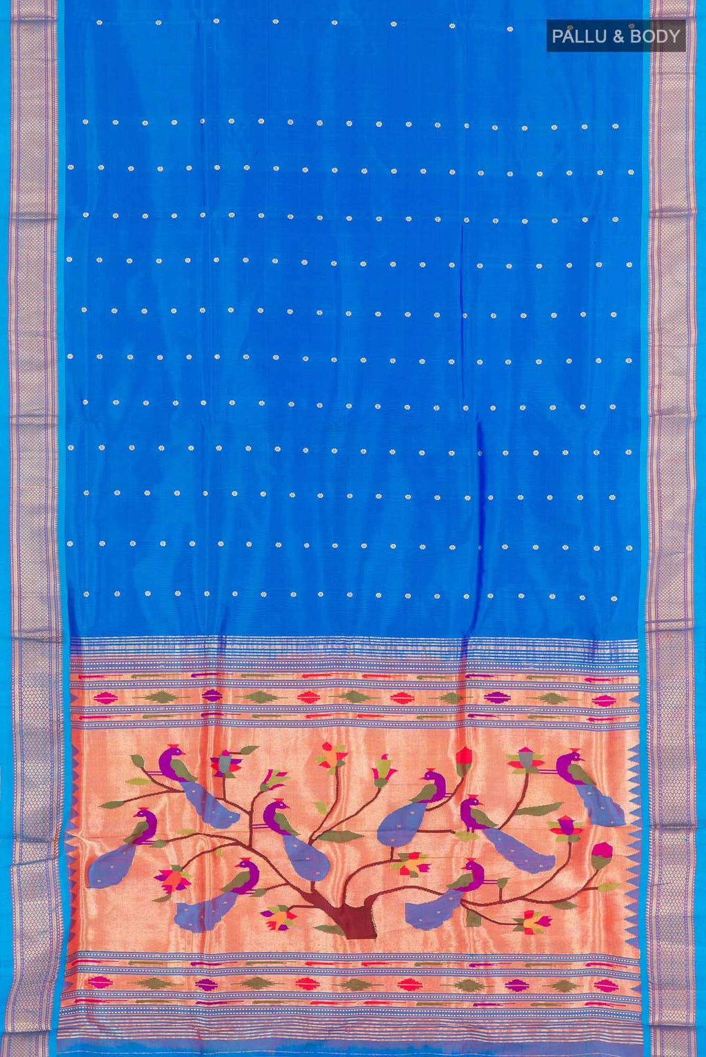 Blue Paithani Silk Saree