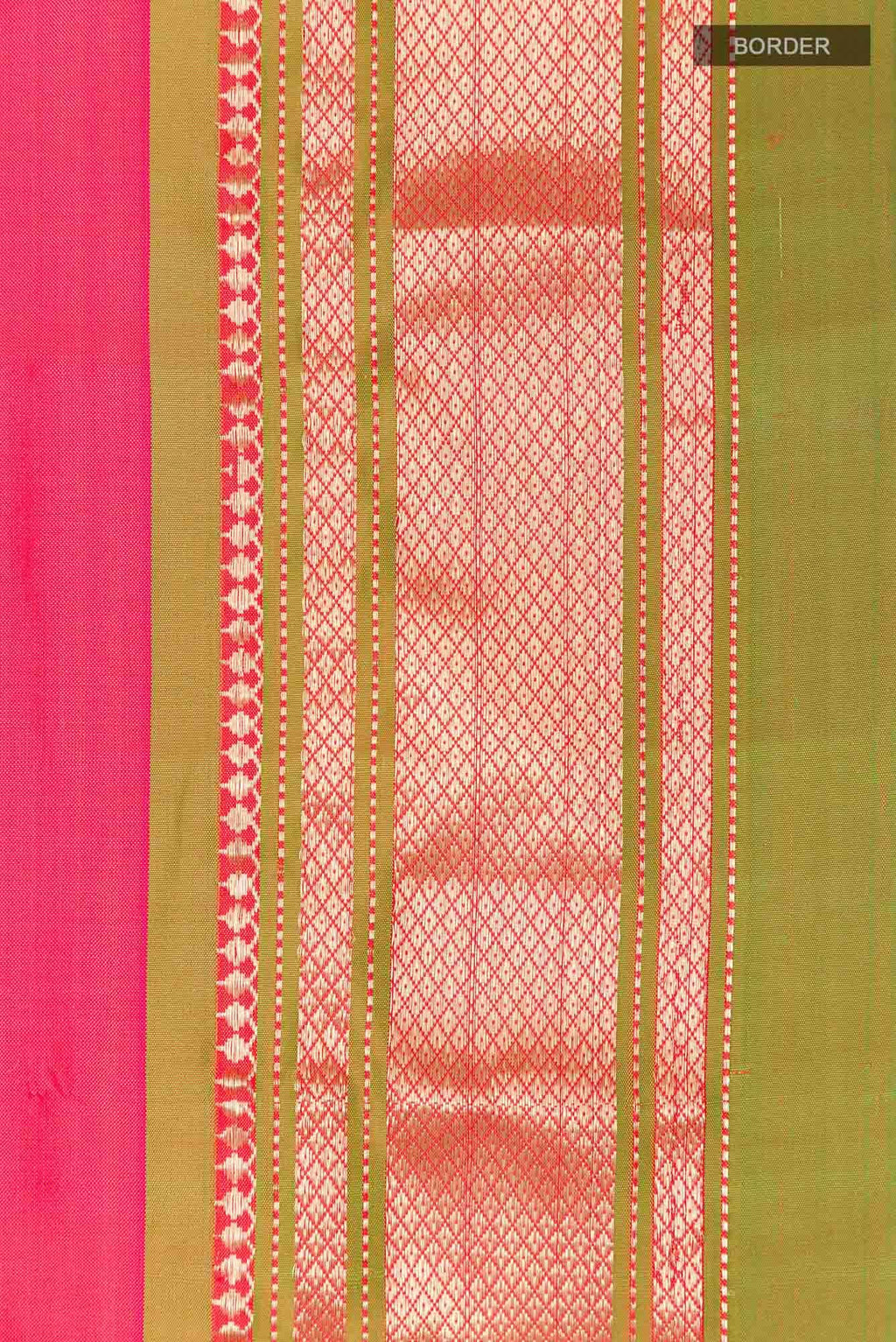 Pink Paithani Silk Saree