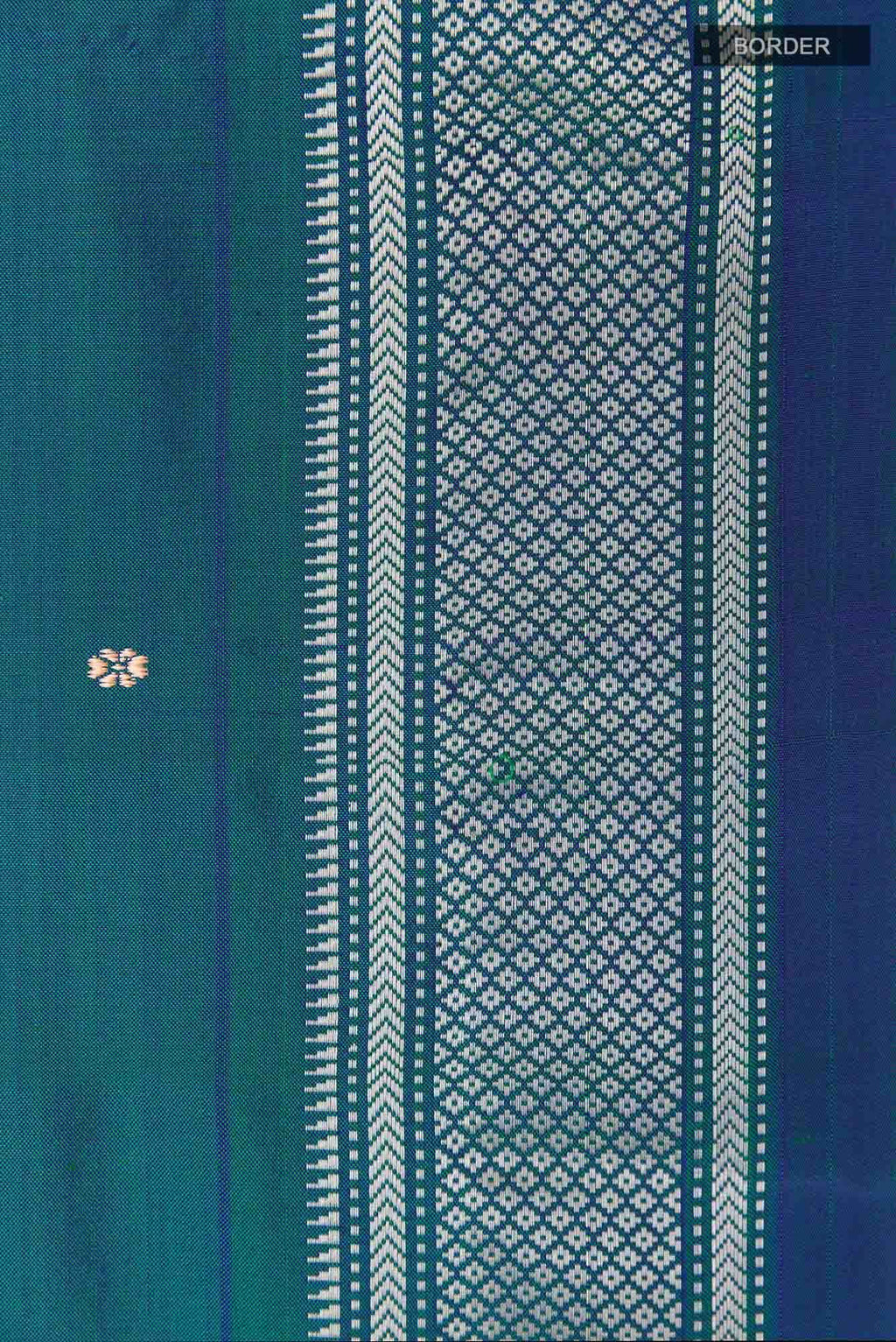 Peacock Blue Paithani Silk Saree