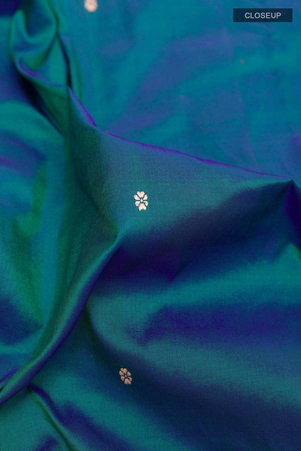 Peacock Blue Paithani Silk Saree