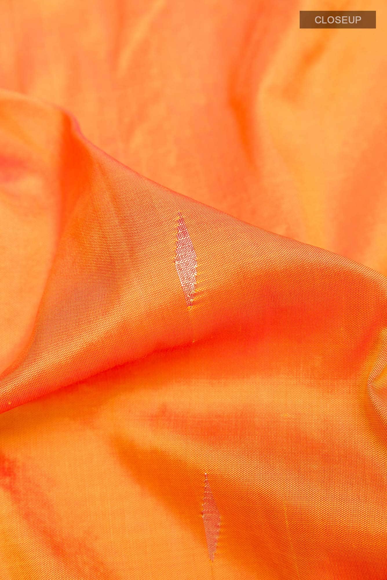 Orange Paithani Silk Saree