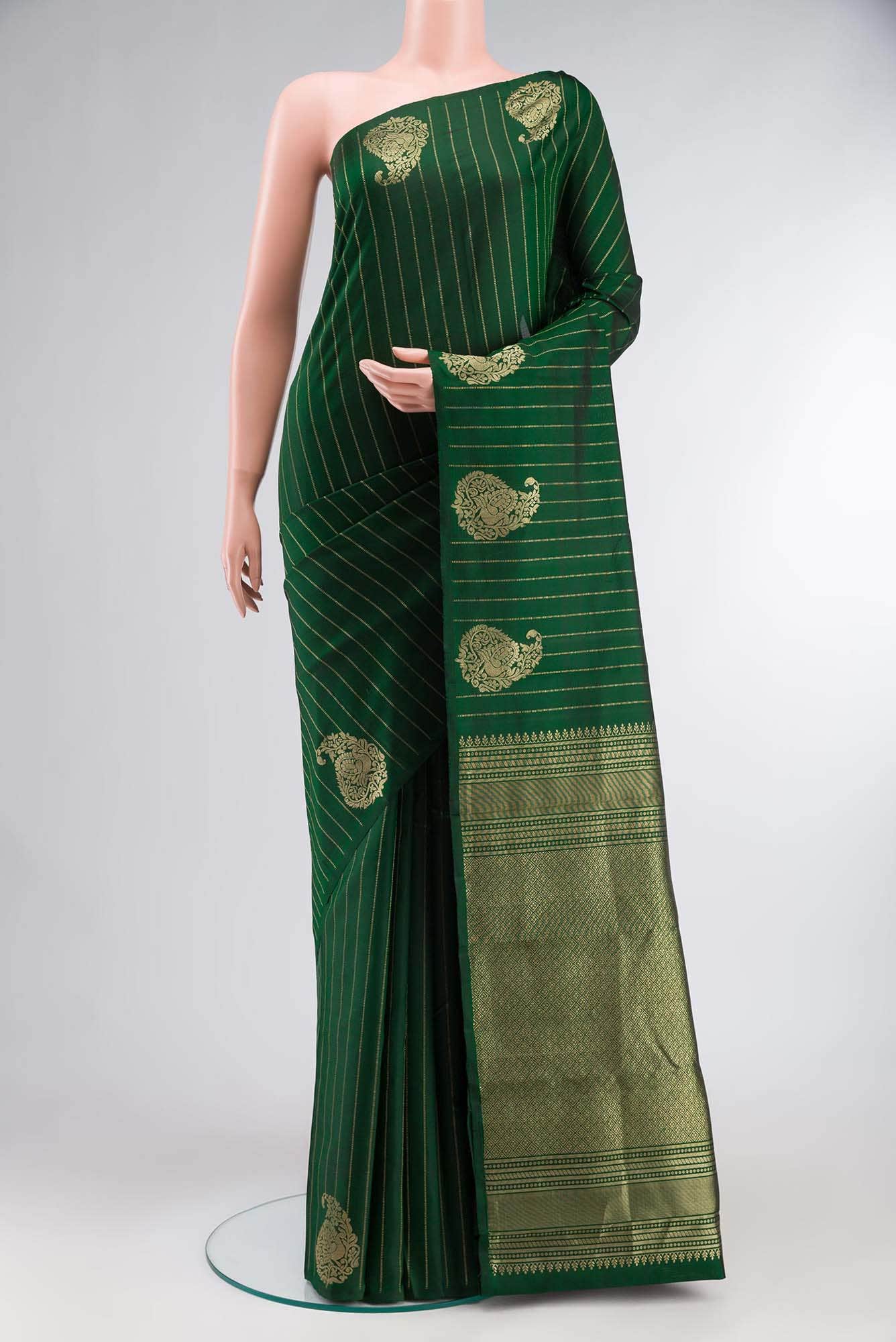 Green Kanchipuram Silk Saree