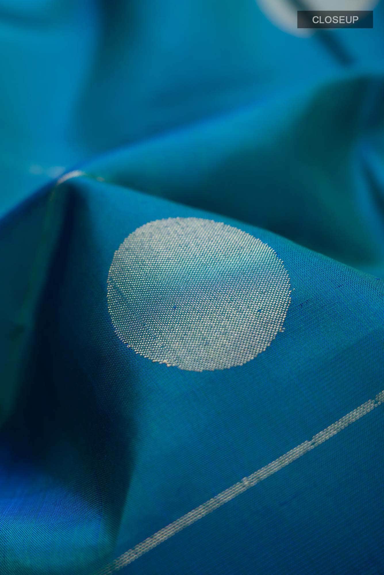 Blue Kanchipuram Silk Saree