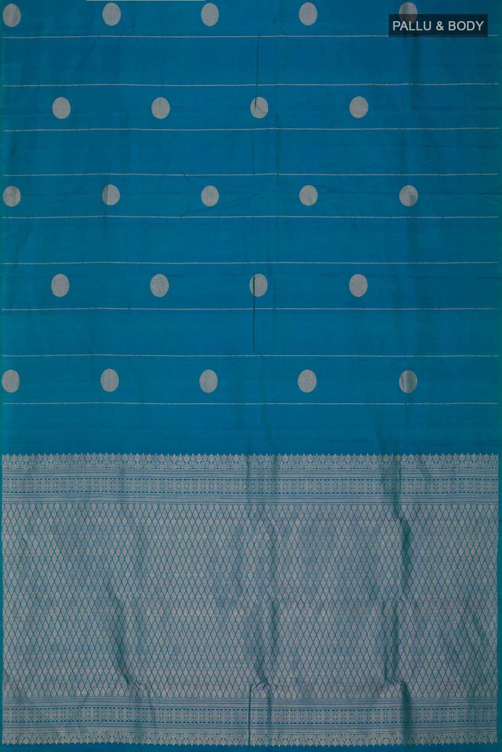 Blue Kanchipuram Silk Saree