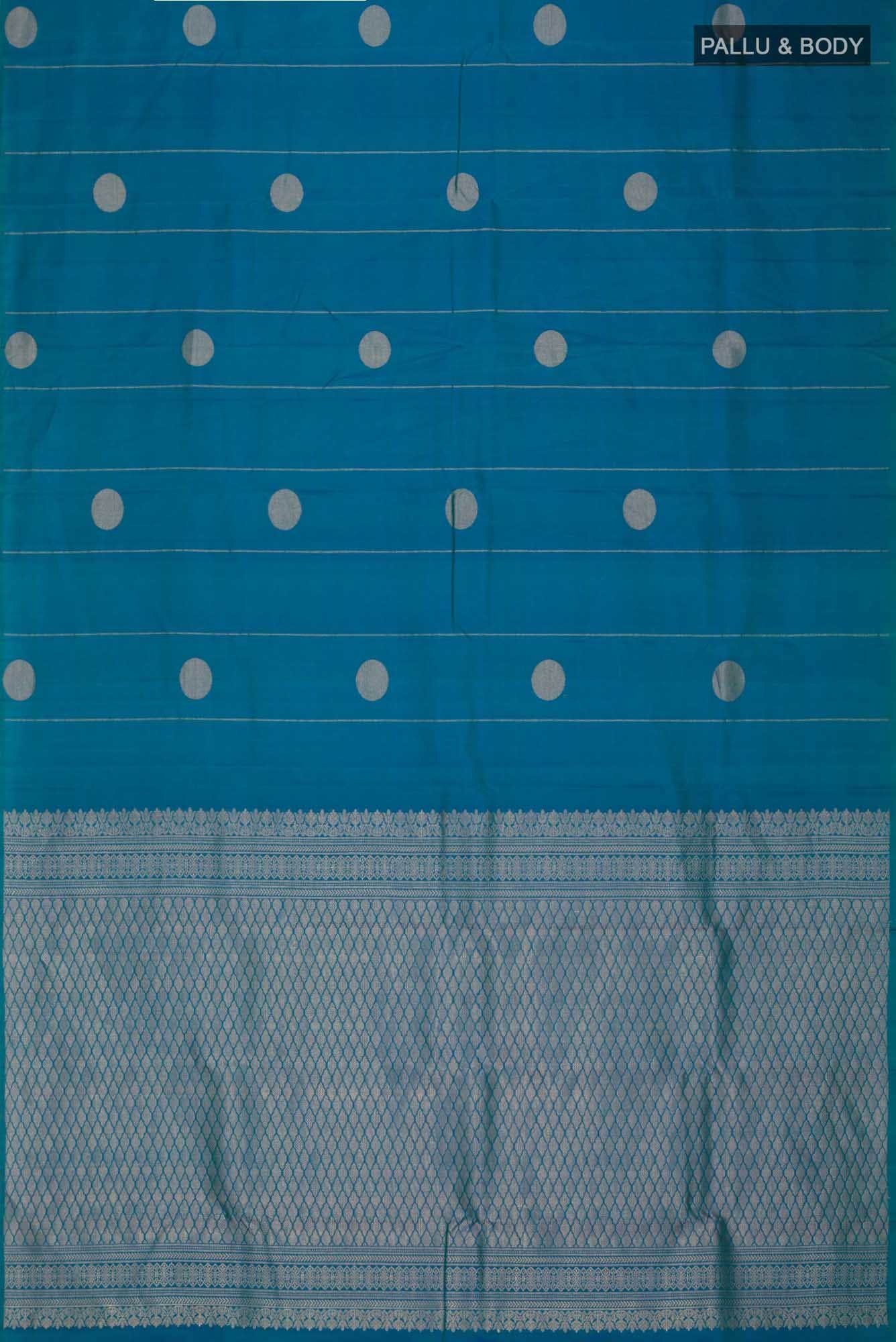 Blue Kanchipuram Silk Saree