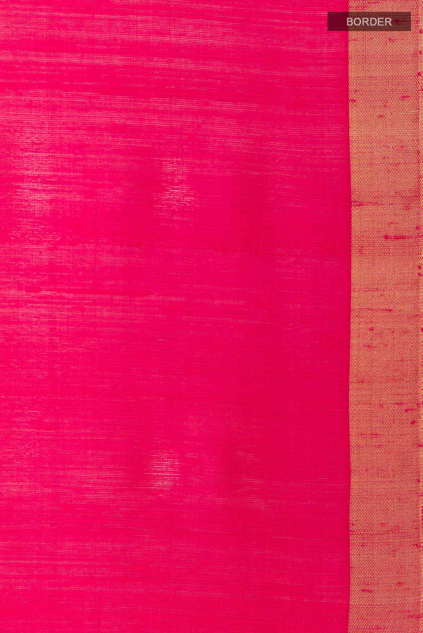Pink Raw Silk Saree