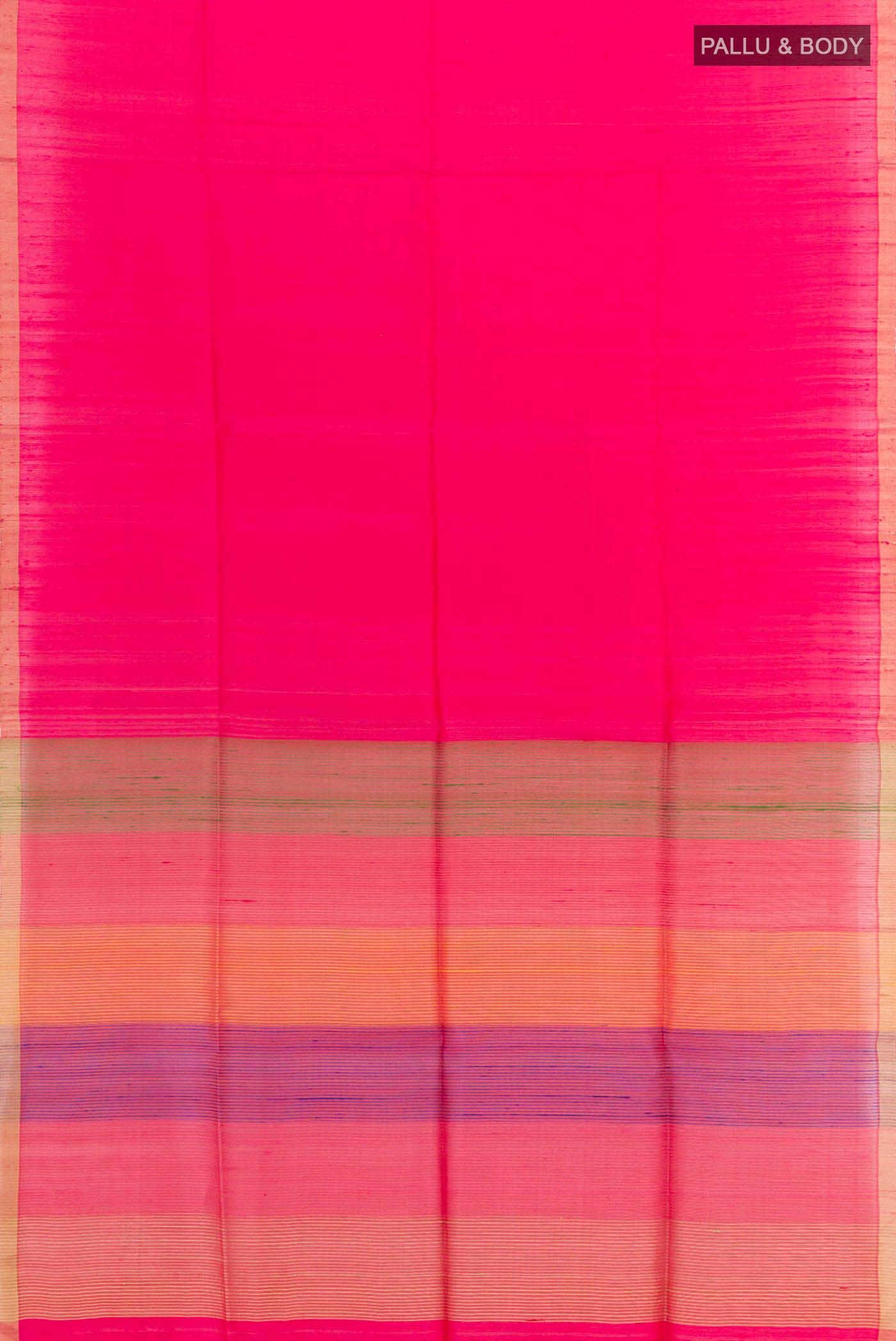Pink Raw Silk Saree