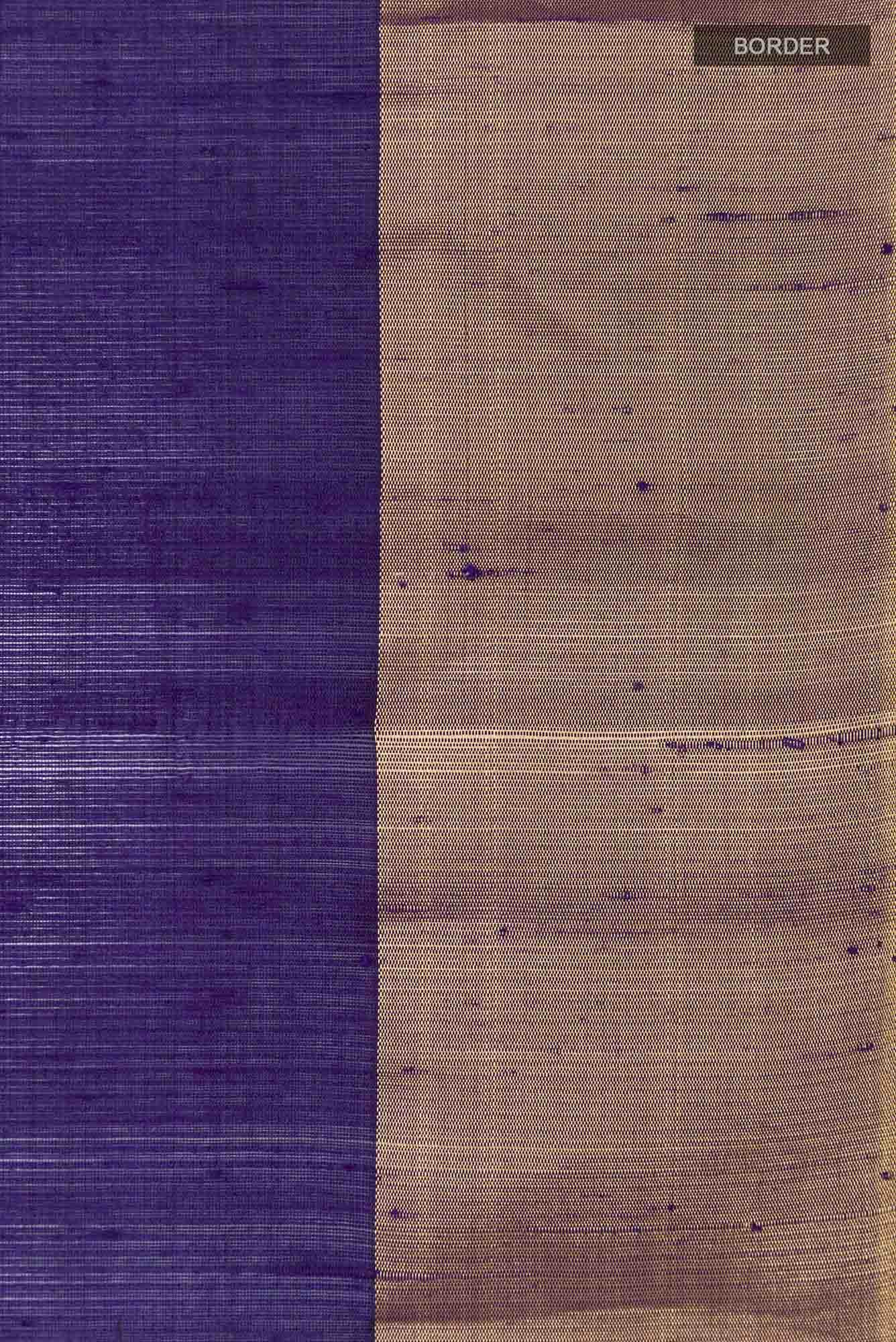Purple Raw Silk Saree