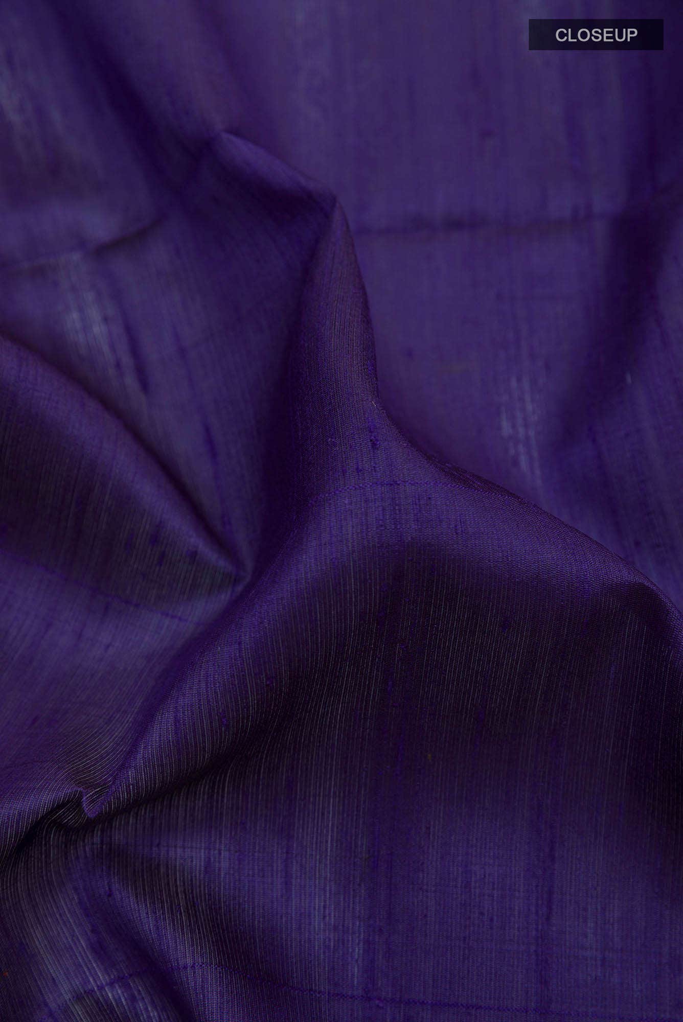 Purple Raw Silk Saree