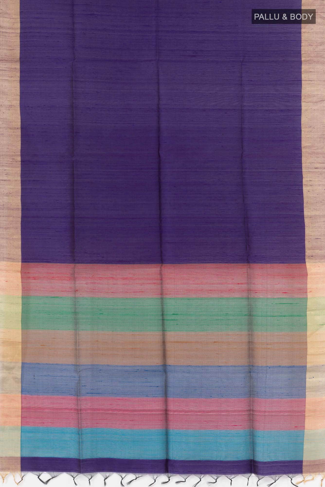 Purple Raw Silk Saree