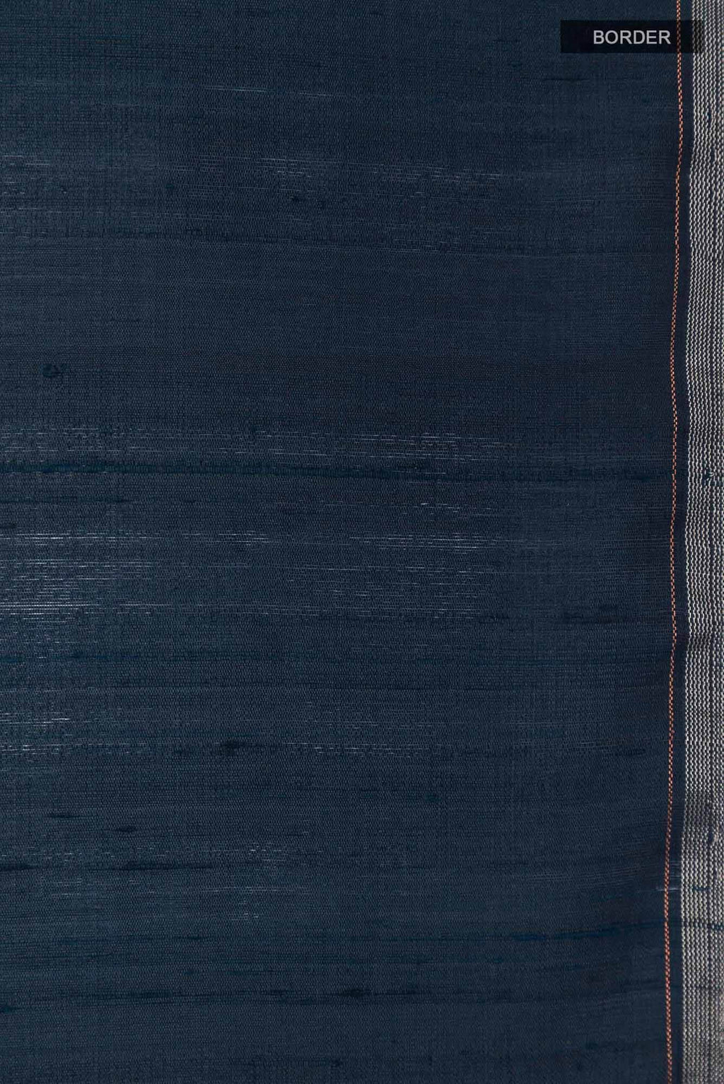 Dark Blue Raw Silk Saree