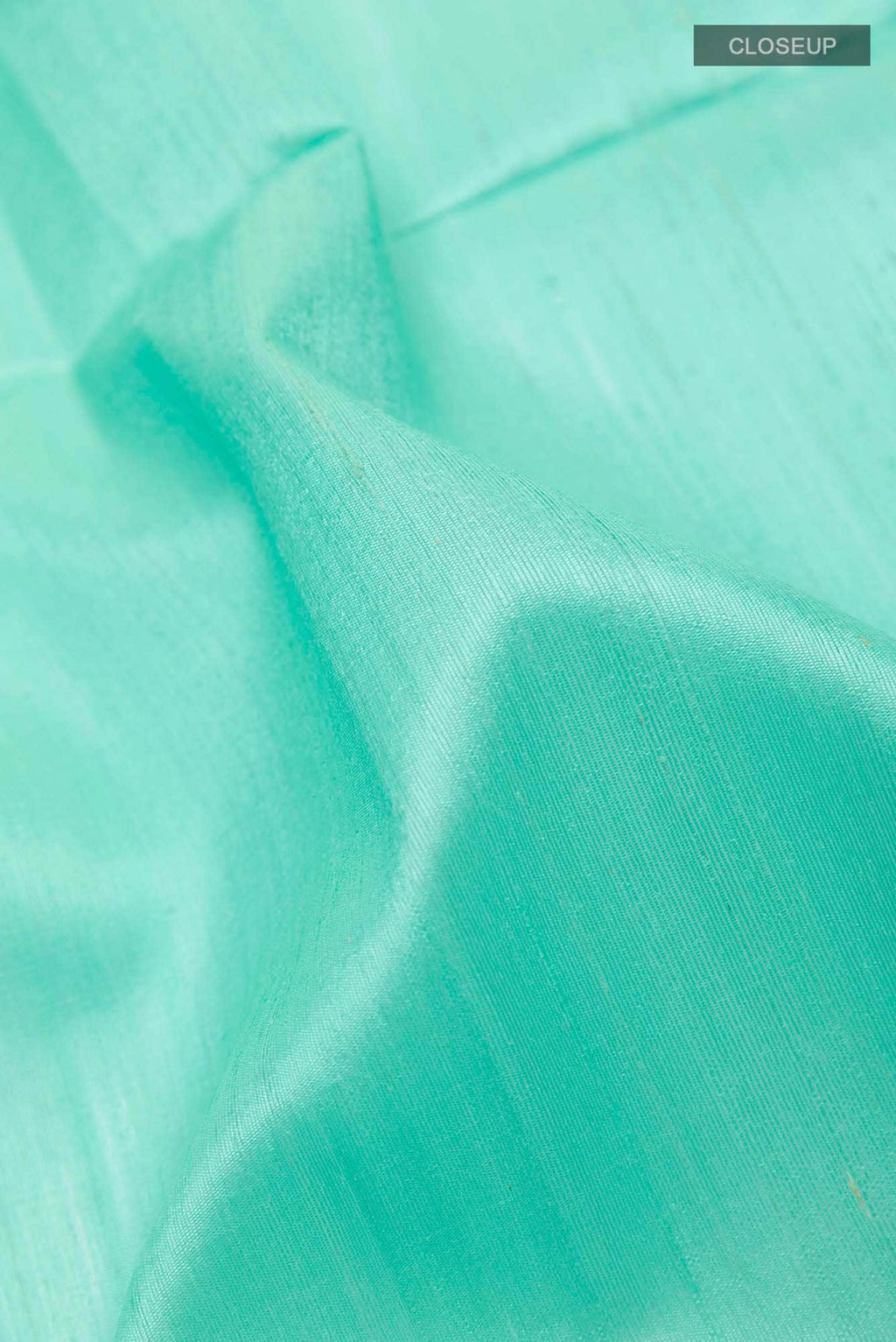 Sea Green Raw Silk Saree