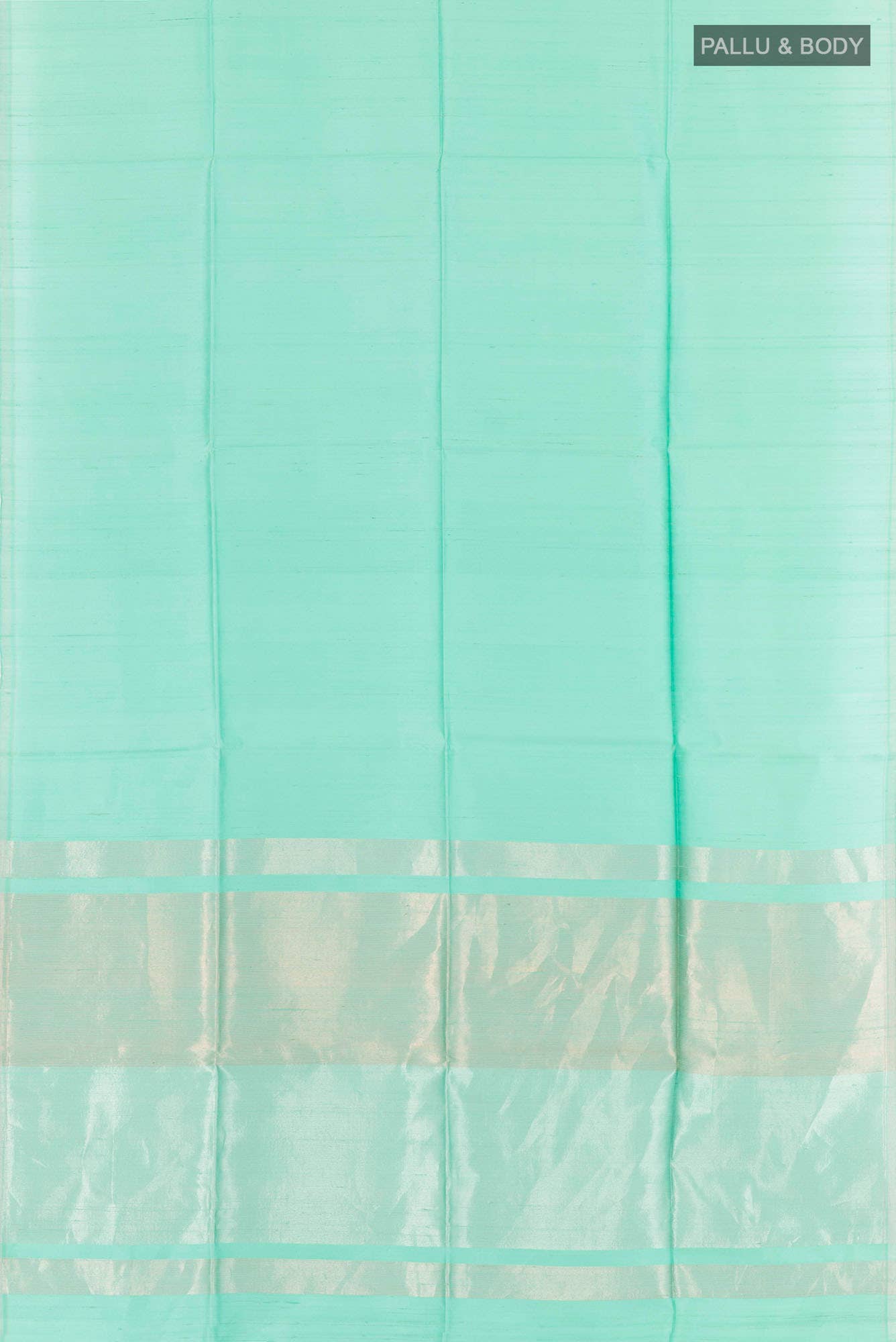 Sea Green Raw Silk Saree