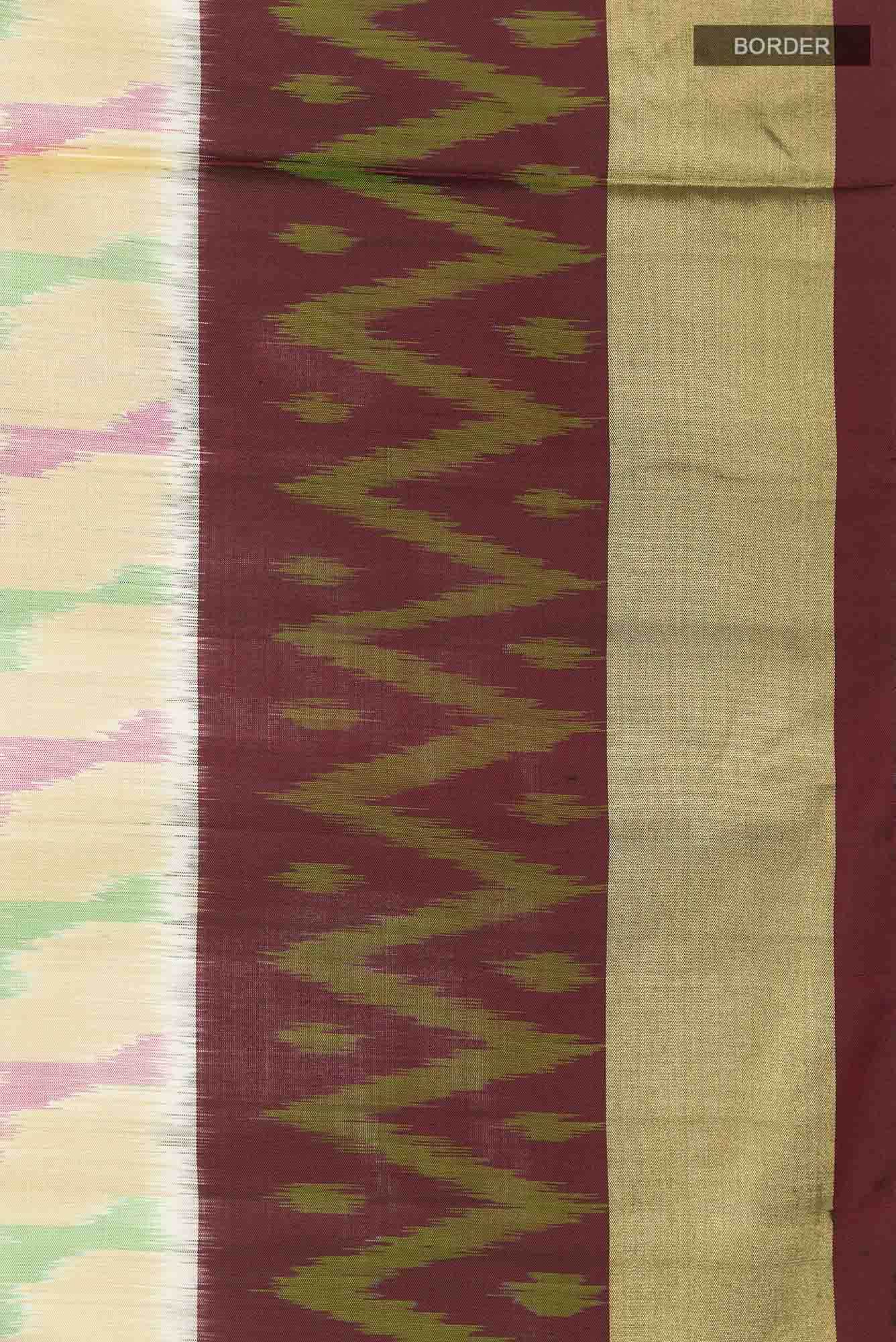Beige Soft Silk Saree