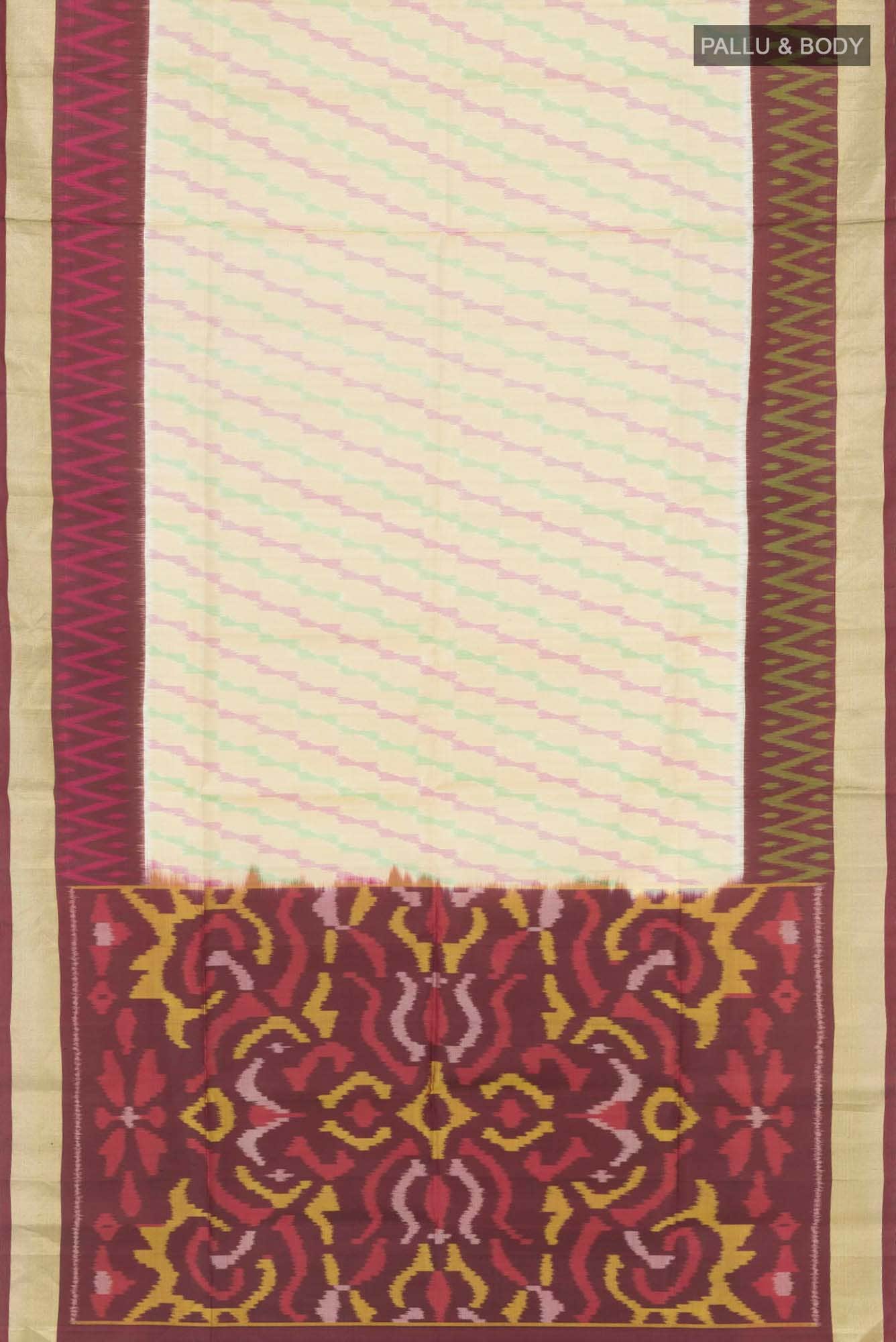 Beige Soft Silk Saree