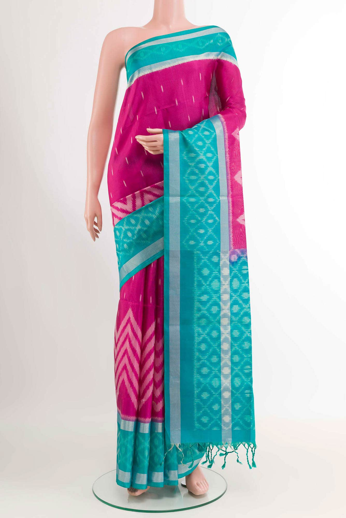 Pink Soft Silk Saree