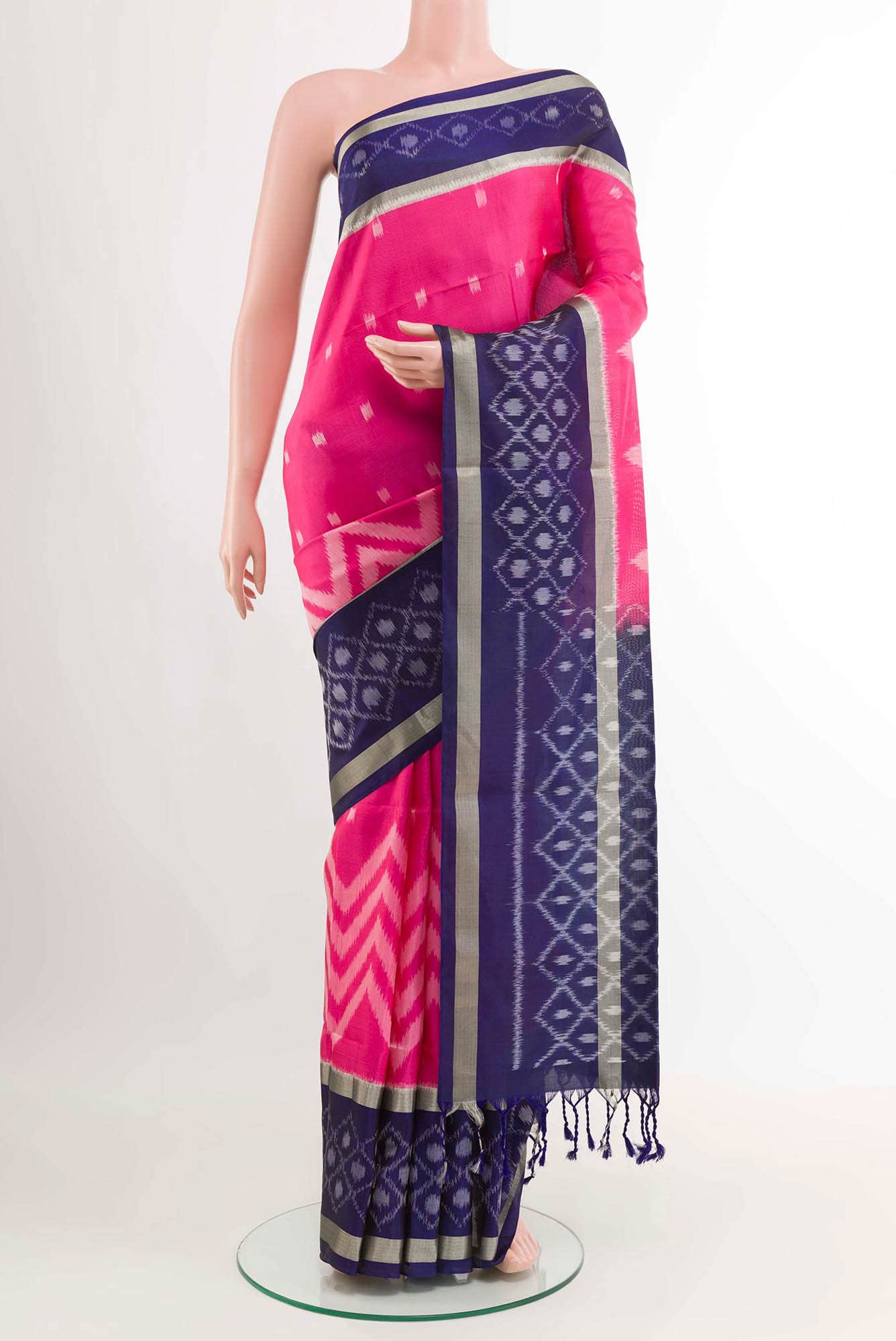 Pink Soft Silk Saree