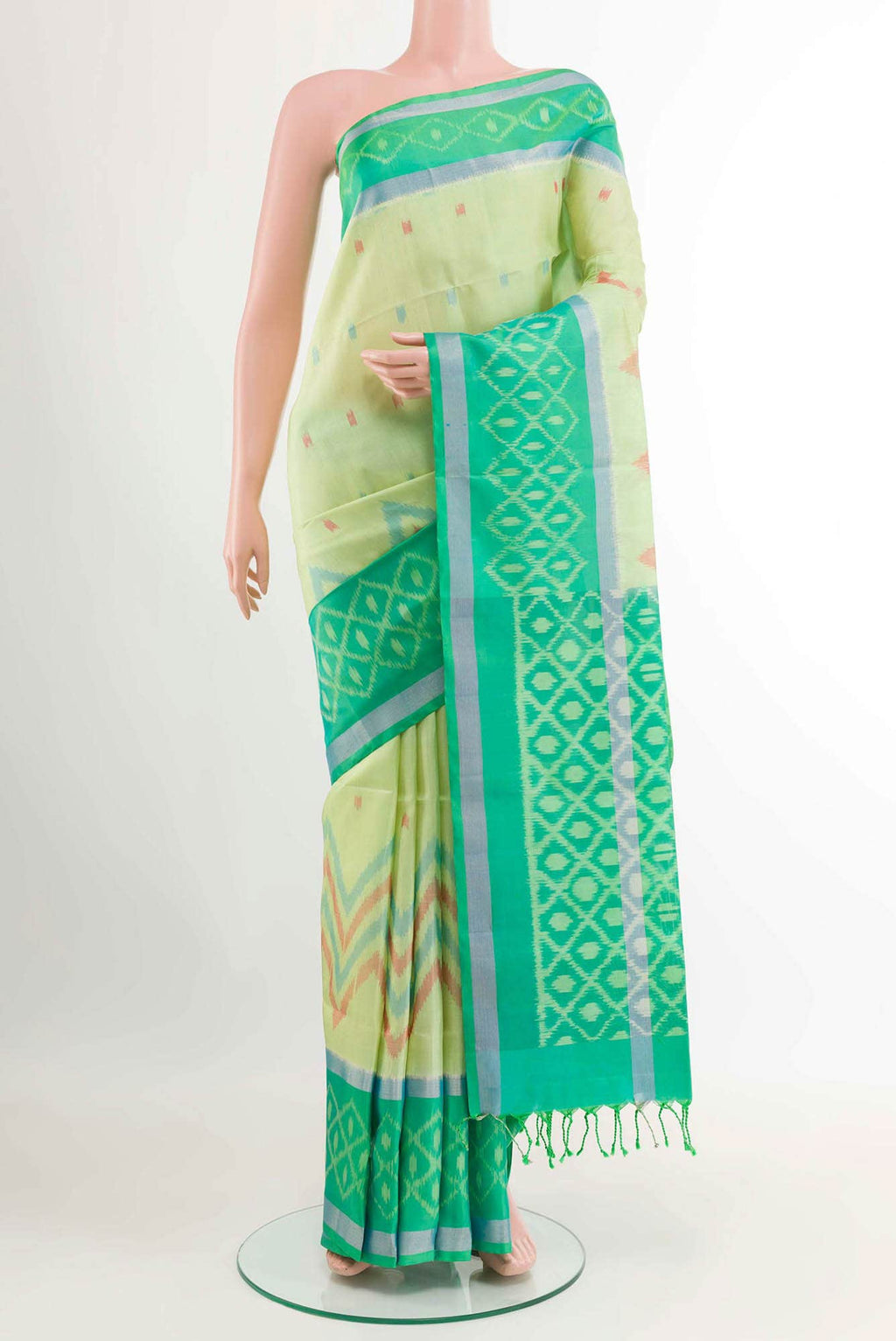 Light Green Soft Silk Saree