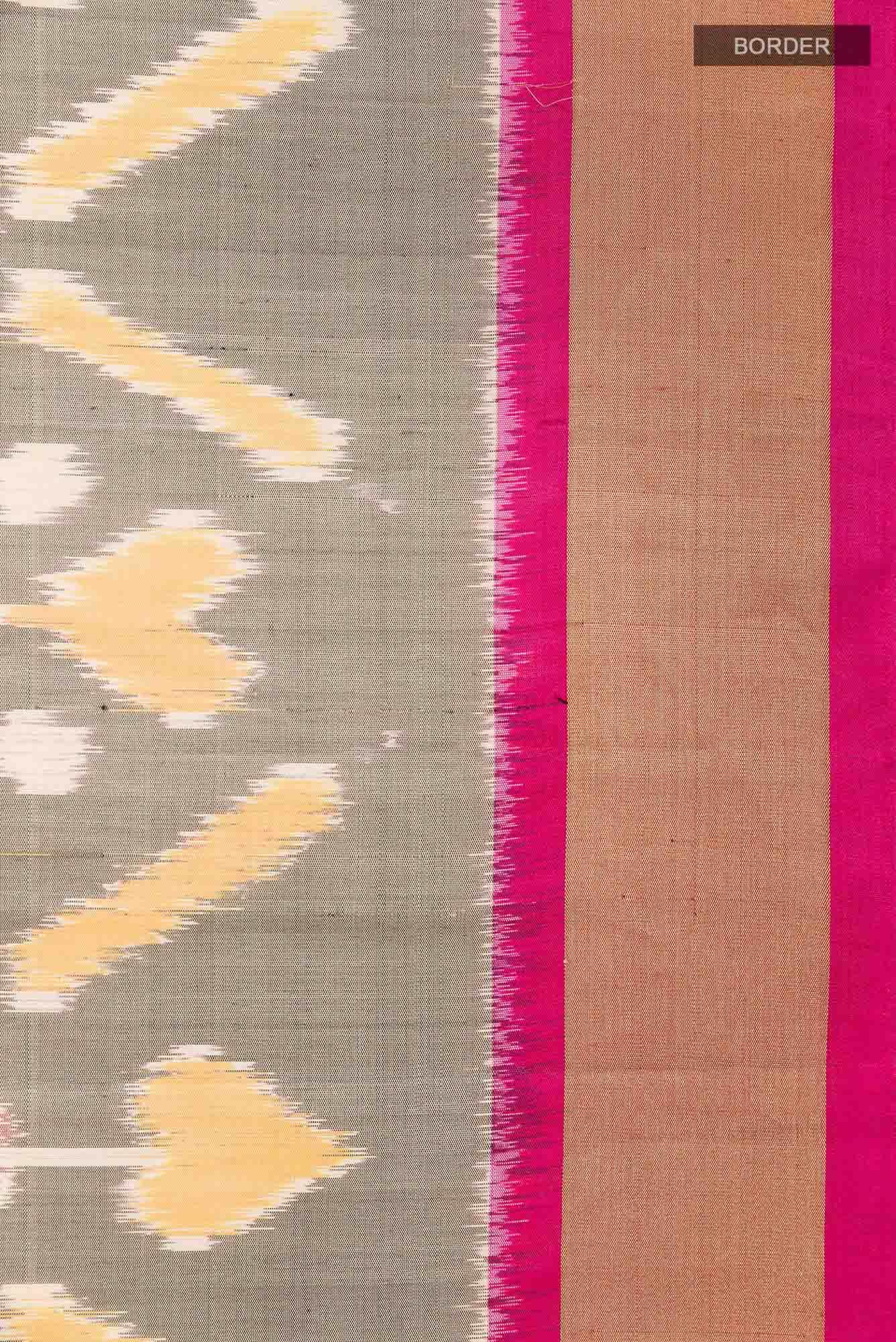 Grey Soft Silk Saree