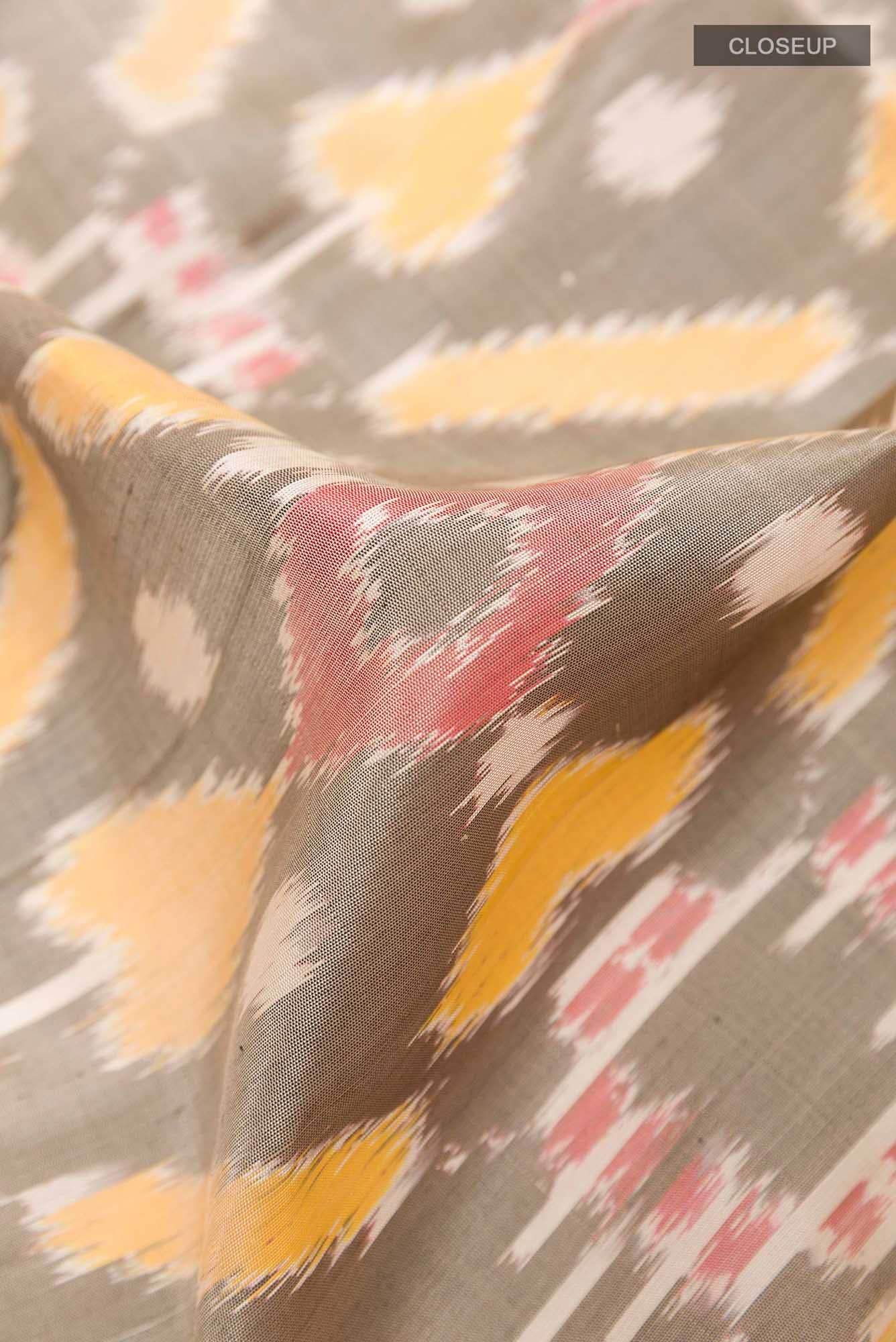 Grey Soft Silk Saree