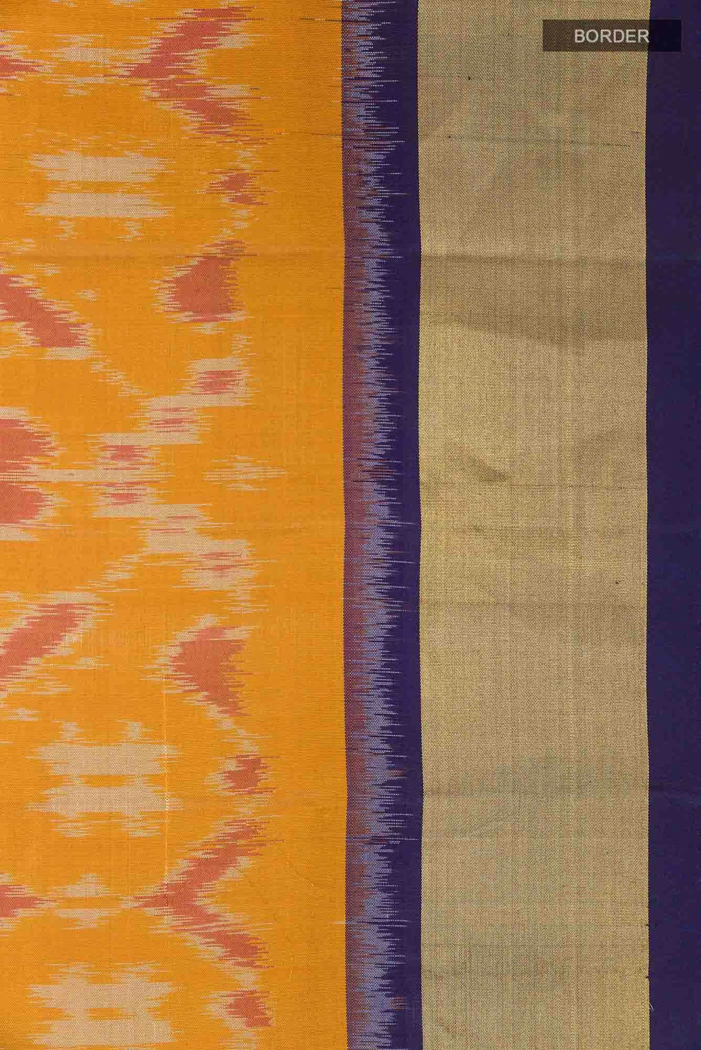 Mustard Soft Silk Saree
