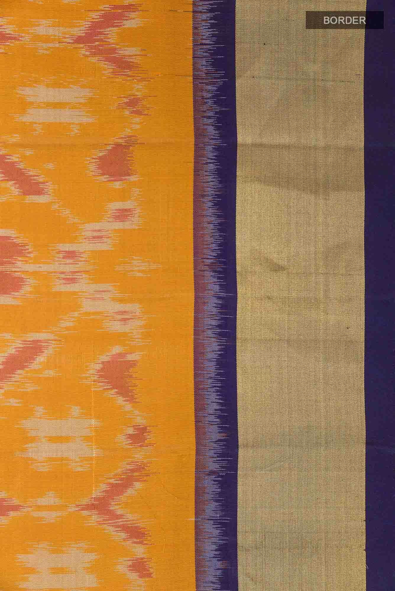 Mustard Soft Silk Saree