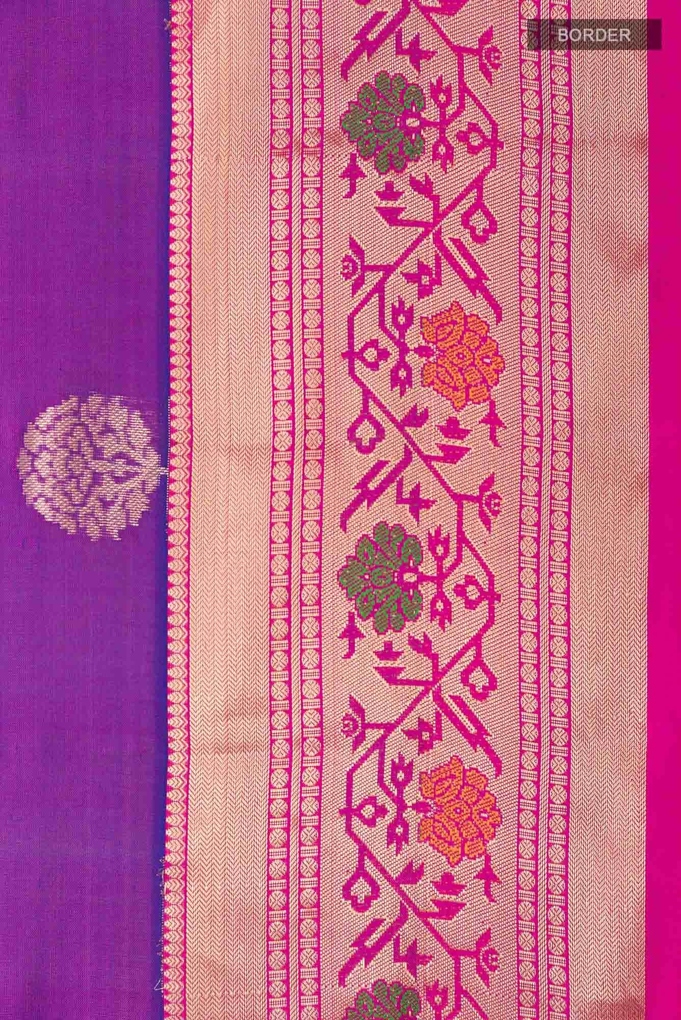 Purple Soft Silk Saree