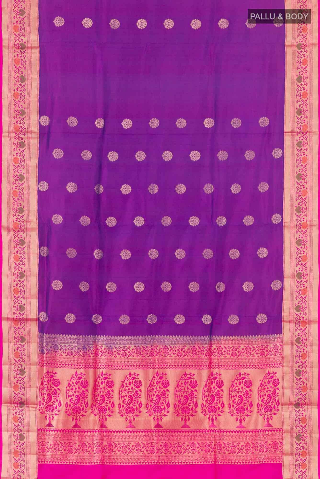 Purple Soft Silk Saree