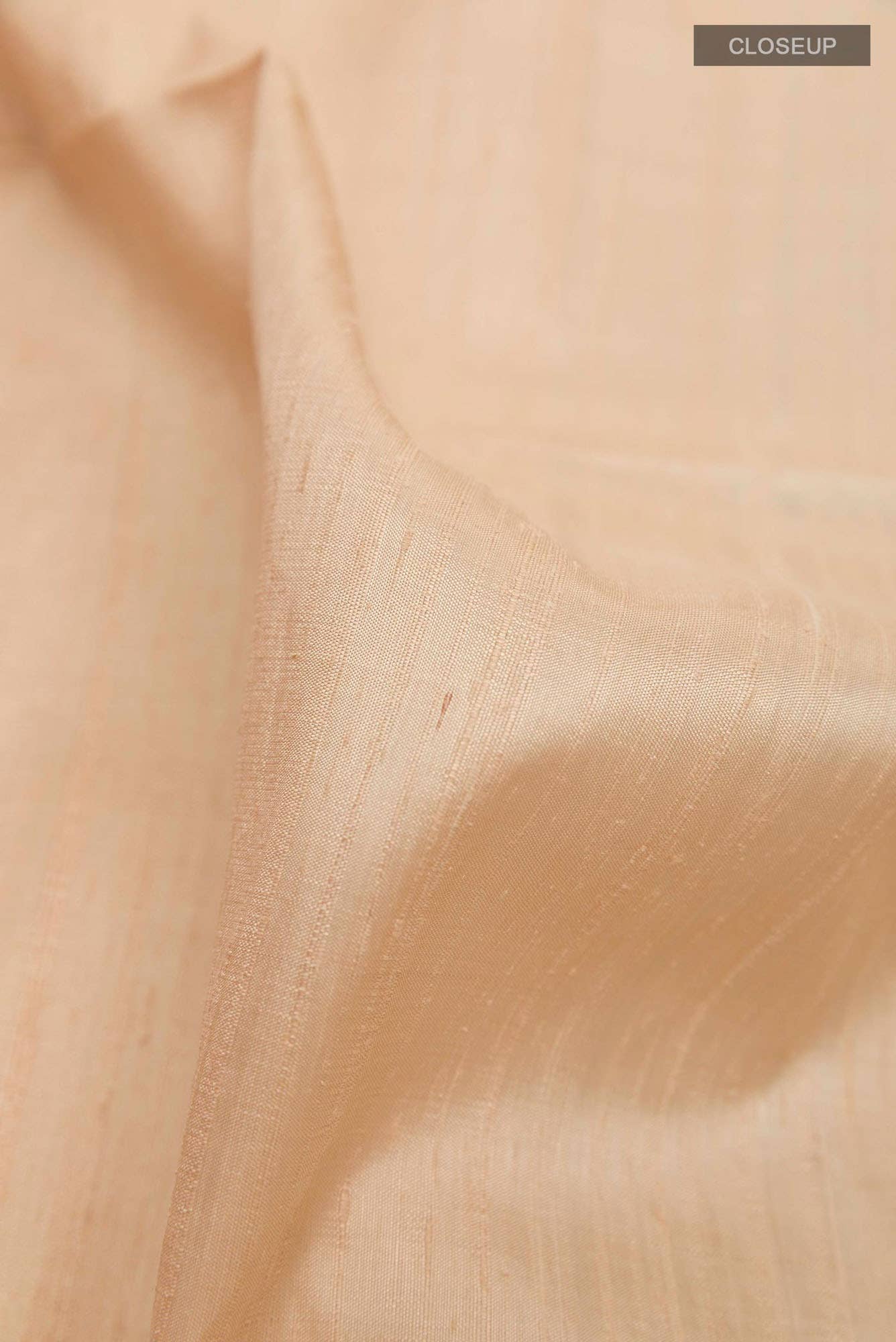 Beige Raw Silk Saree
