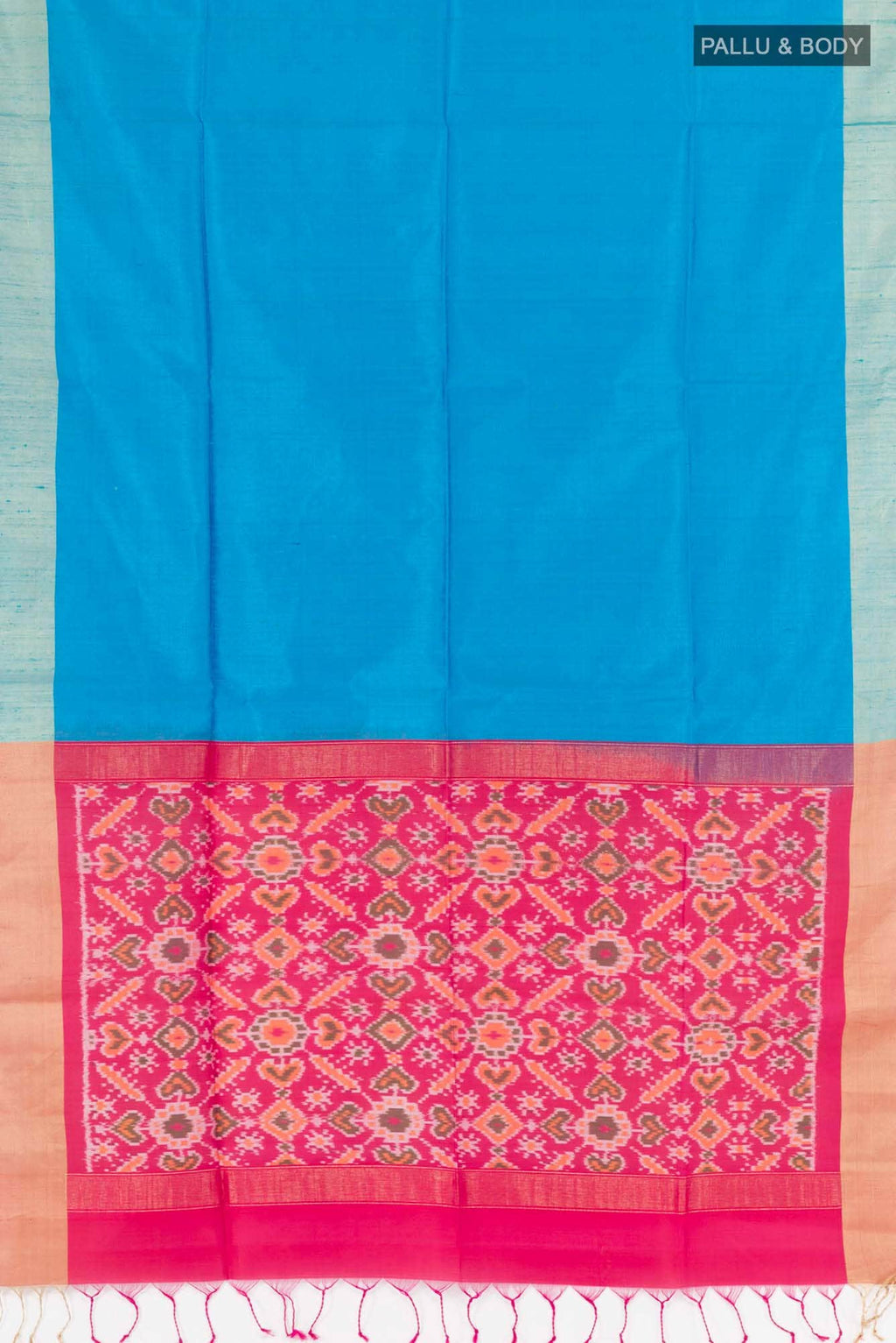 Blue Raw Silk Saree