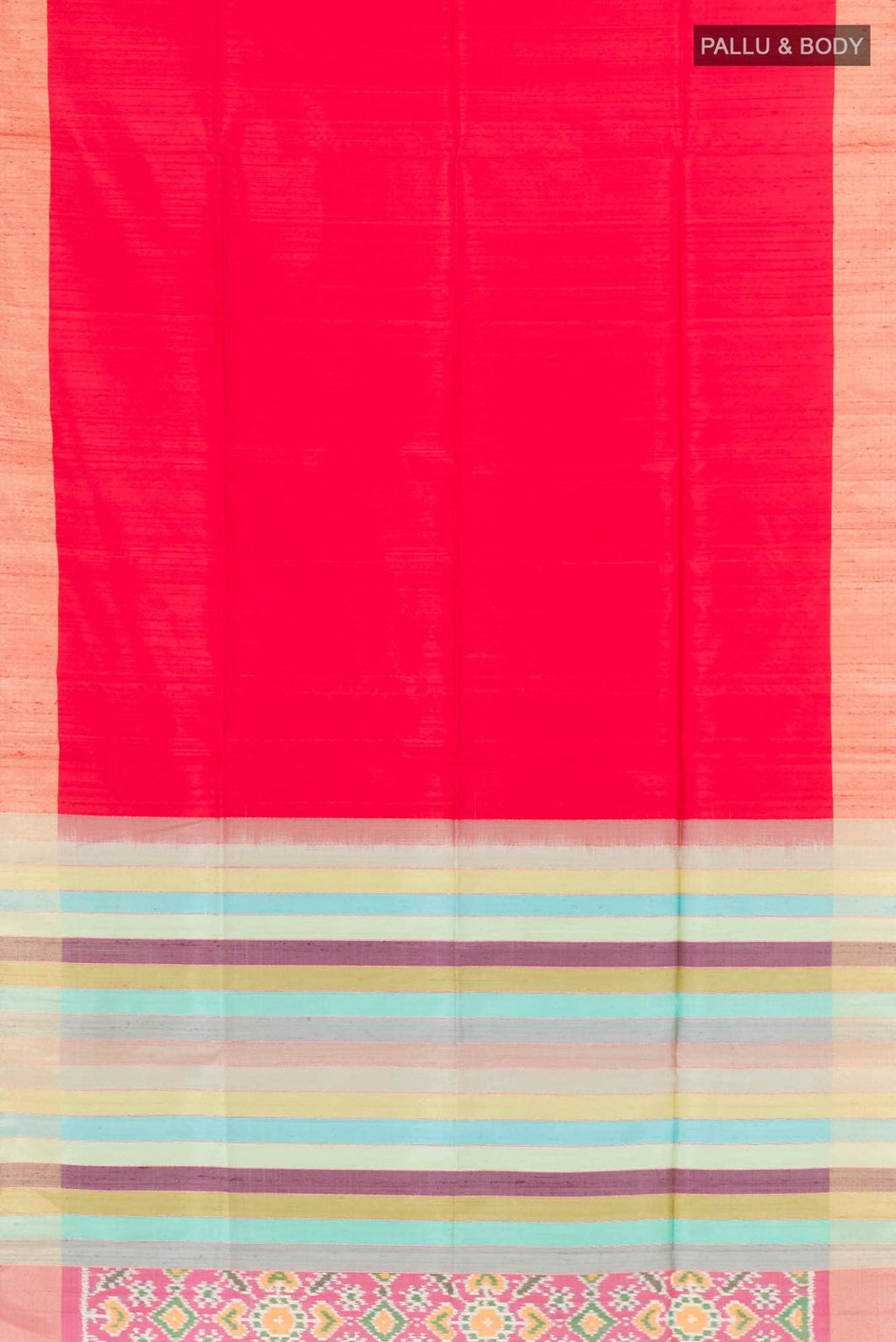 Red Raw Silk Saree