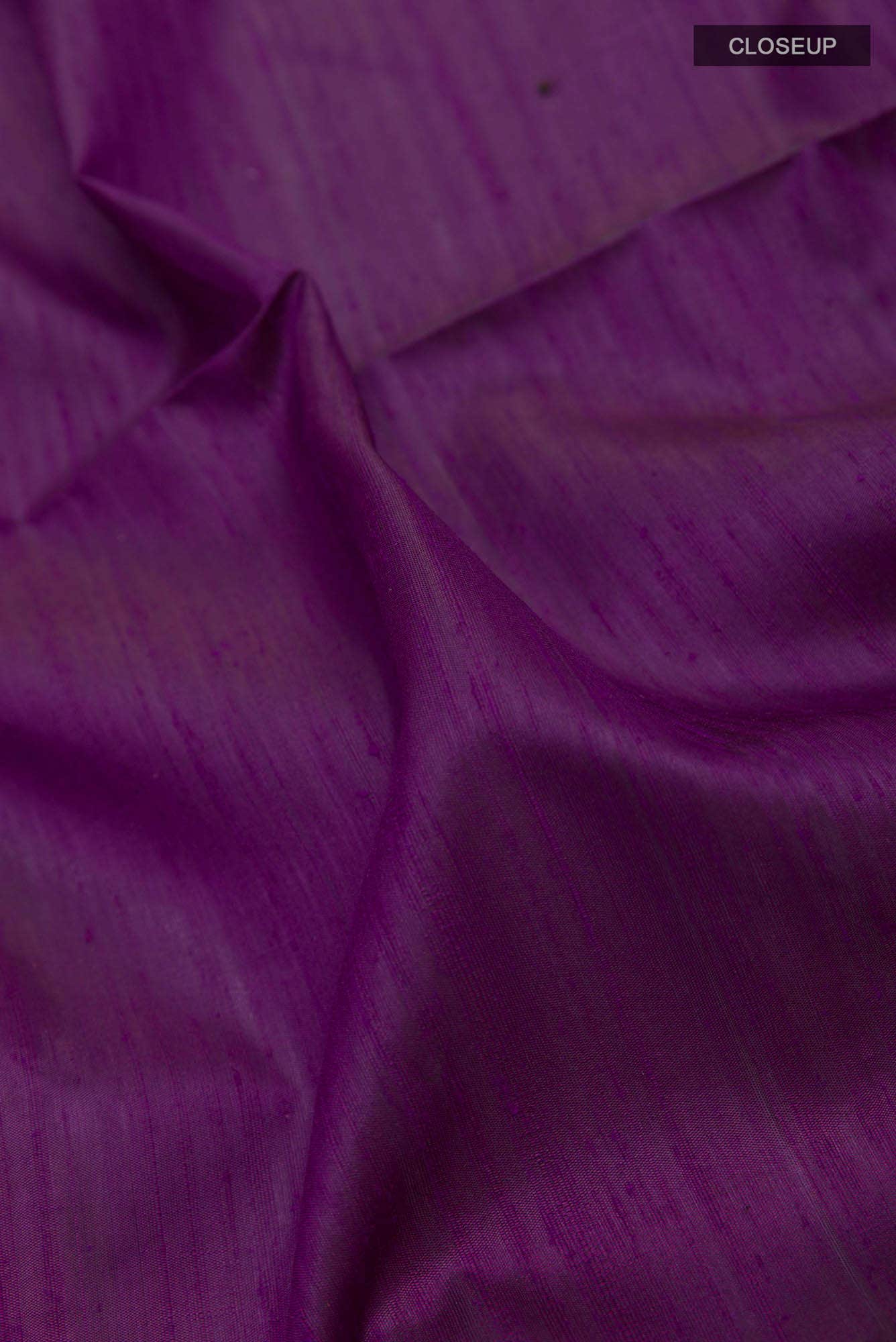 Violet Raw Silk Saree