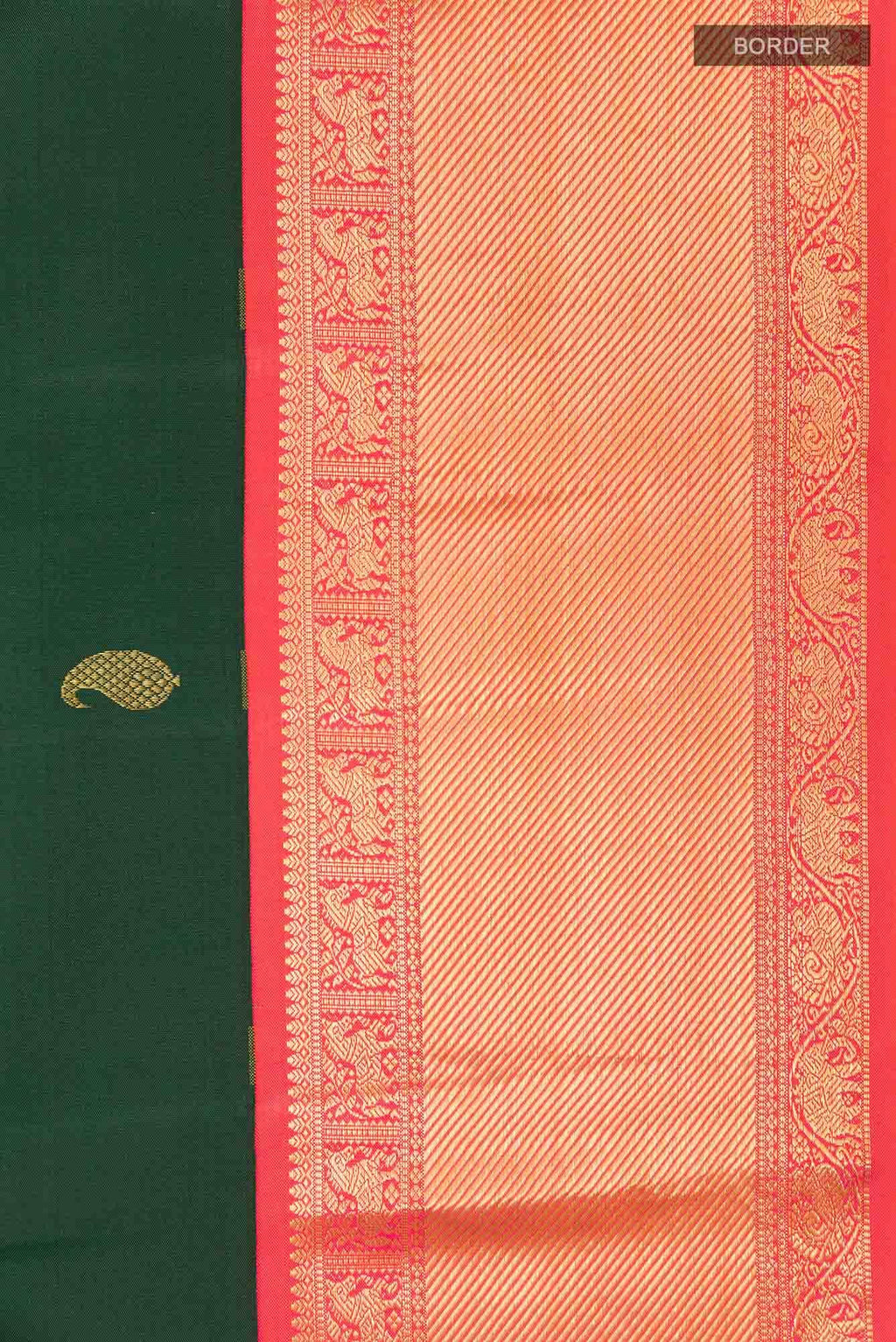 Green Kanchipuram Saree