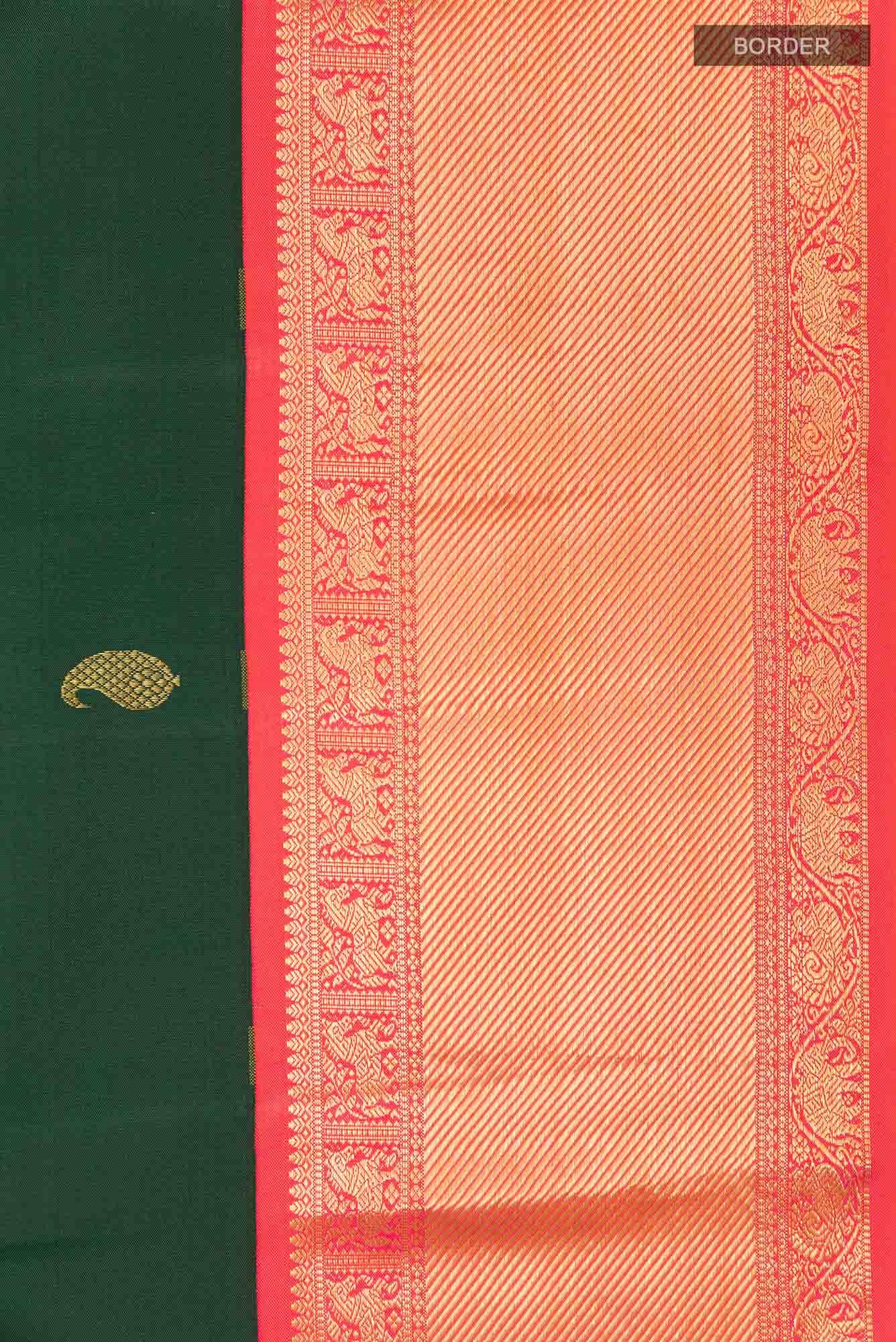 Green Kanchipuram Saree
