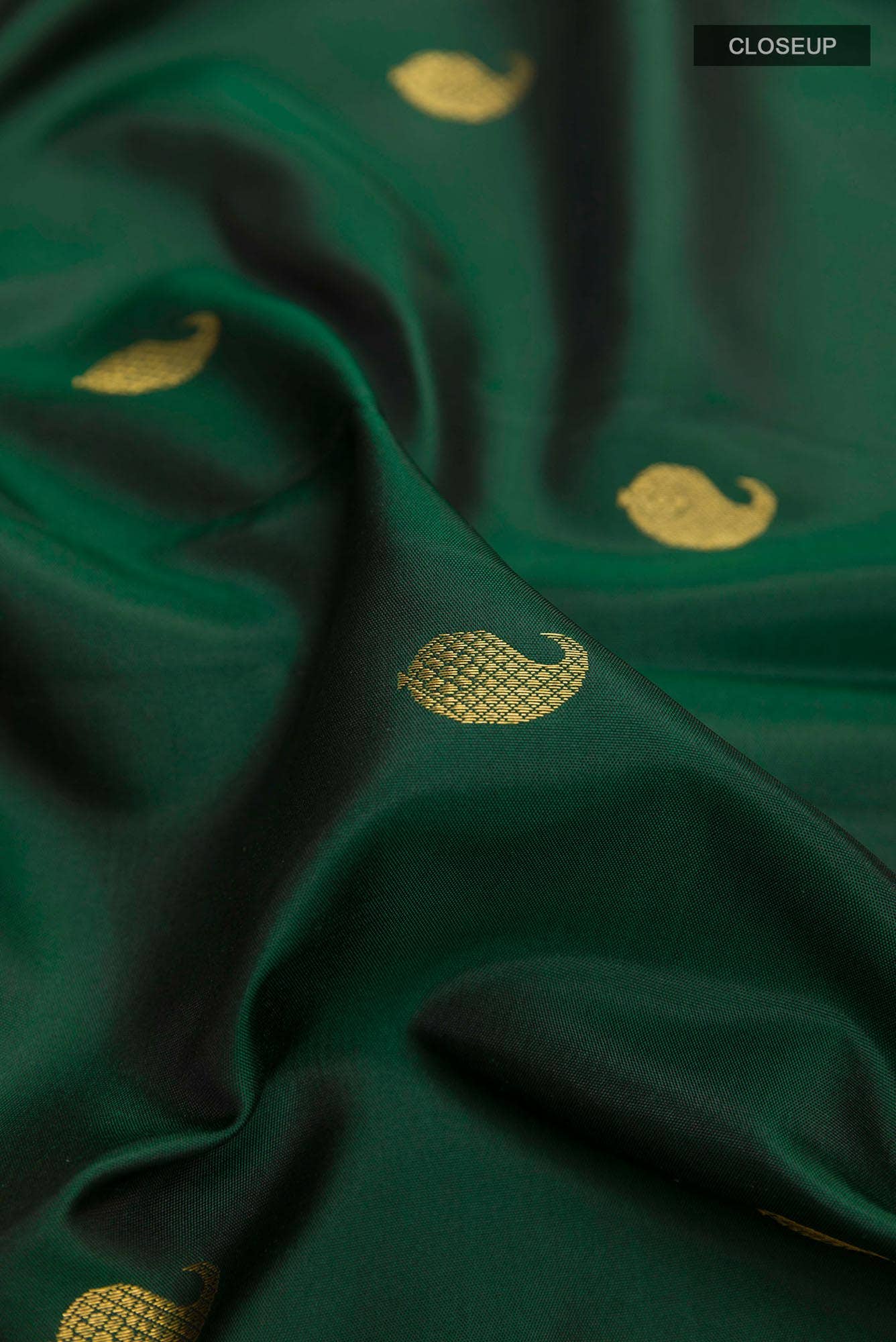 Green Kanchipuram Saree