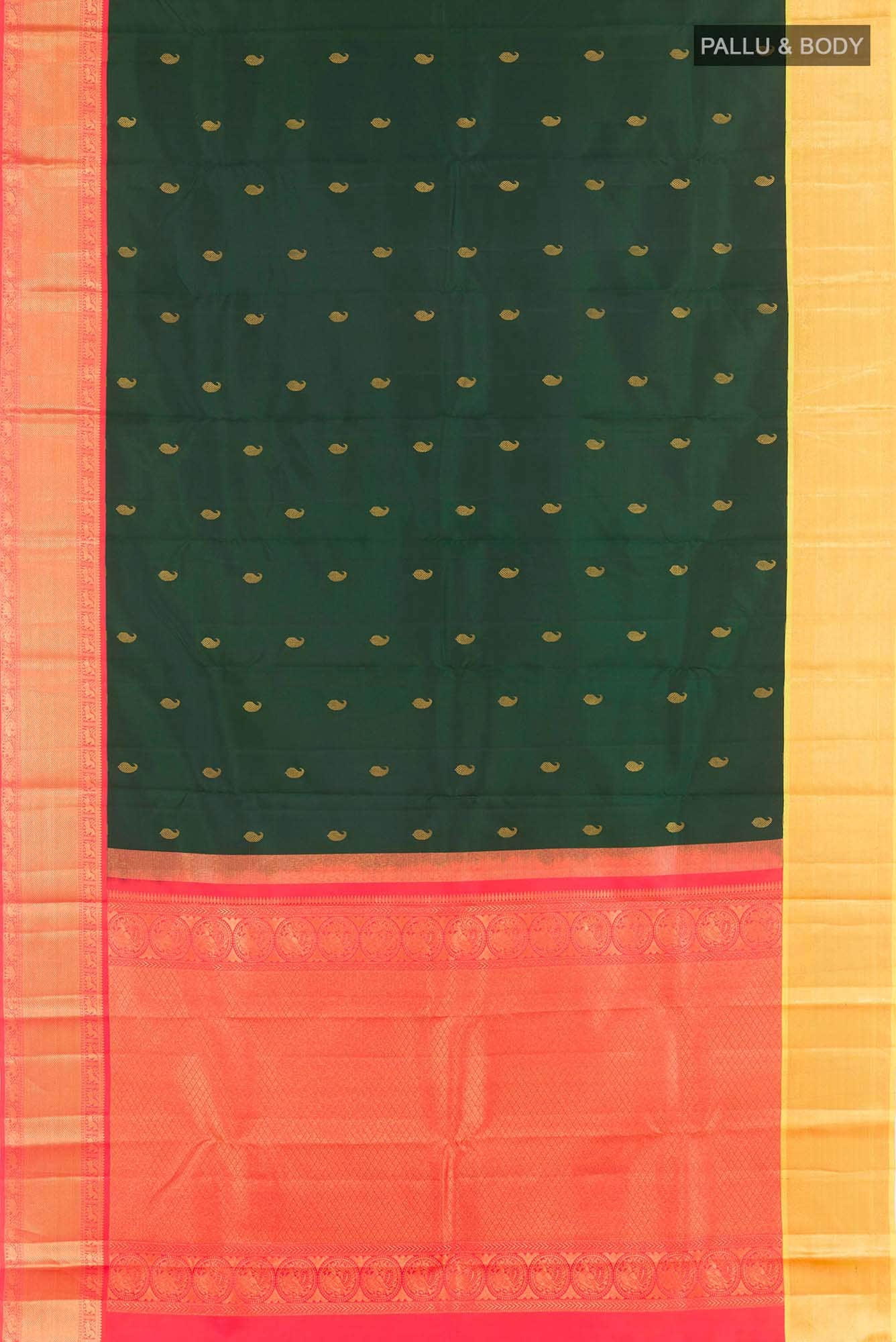 Green Kanchipuram Saree