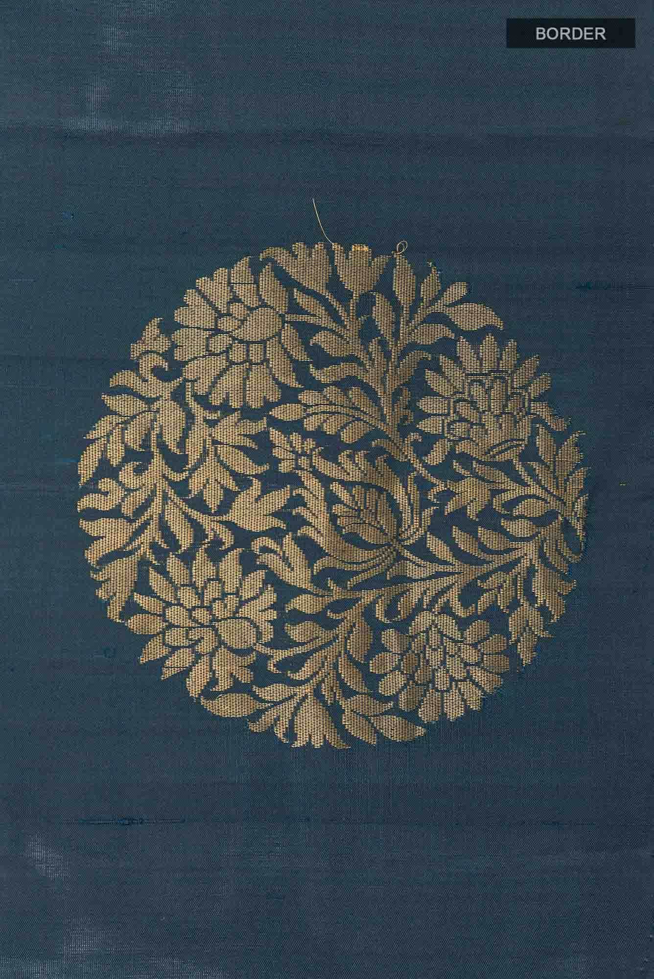 Navy Blue Soft Silk Saree
