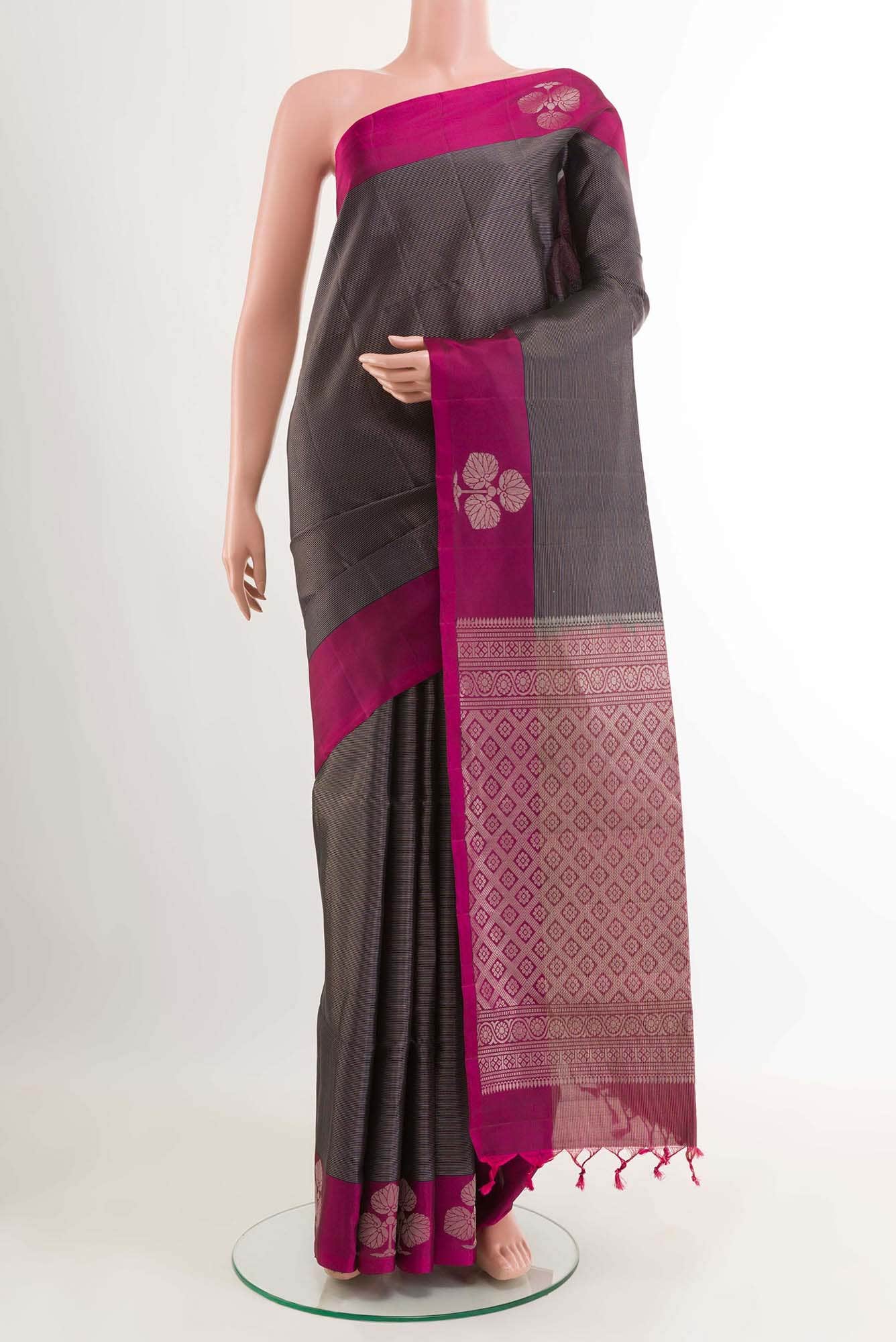 Violet Soft Silk Saree