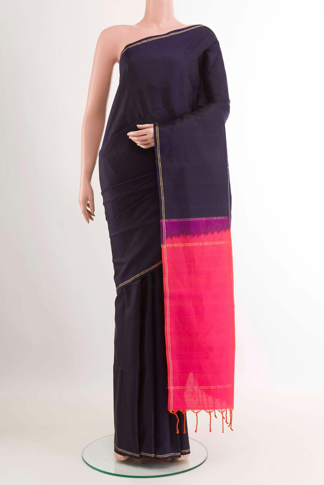 Blue Soft Silk Saree