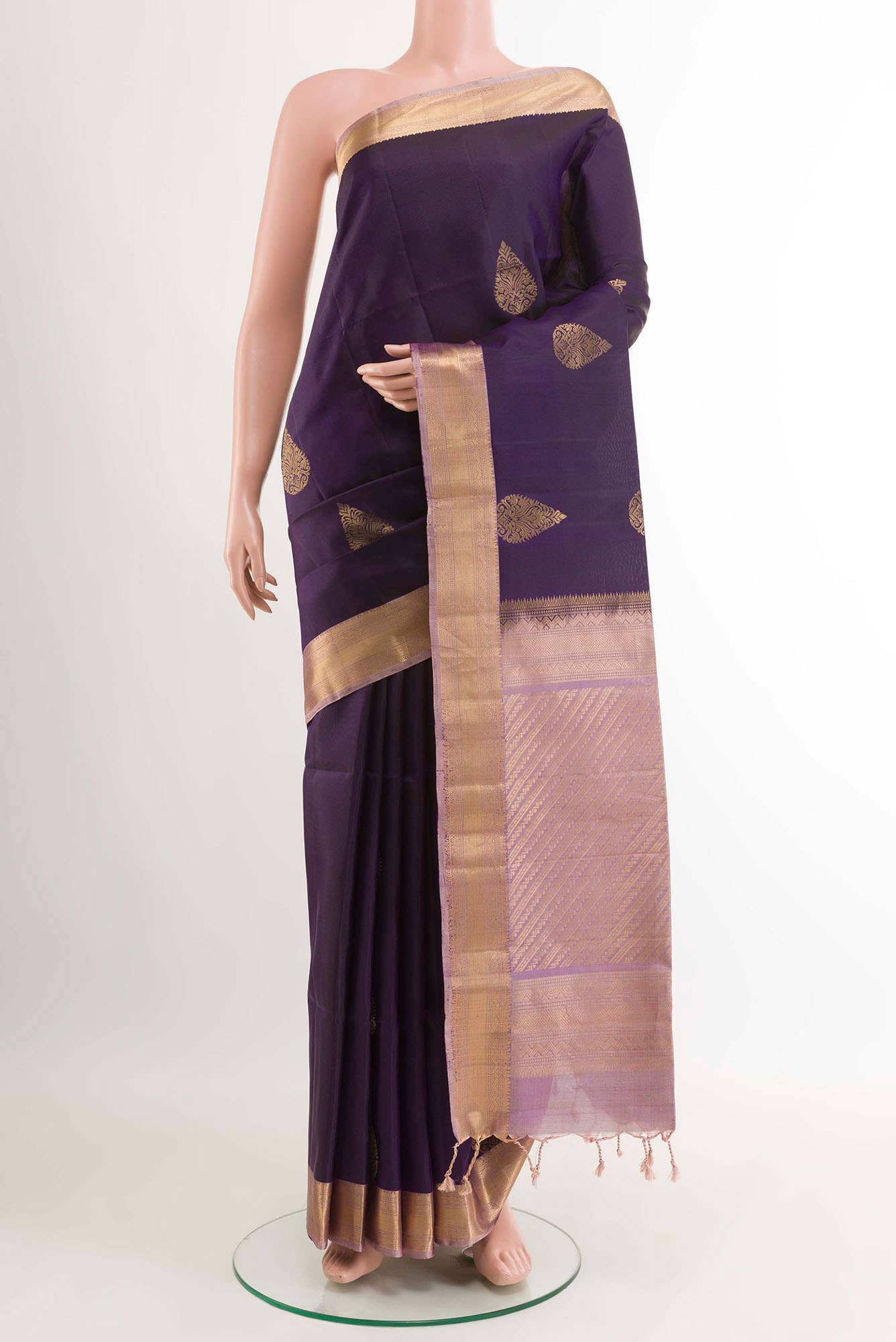Dark Blue Soft Silk Saree