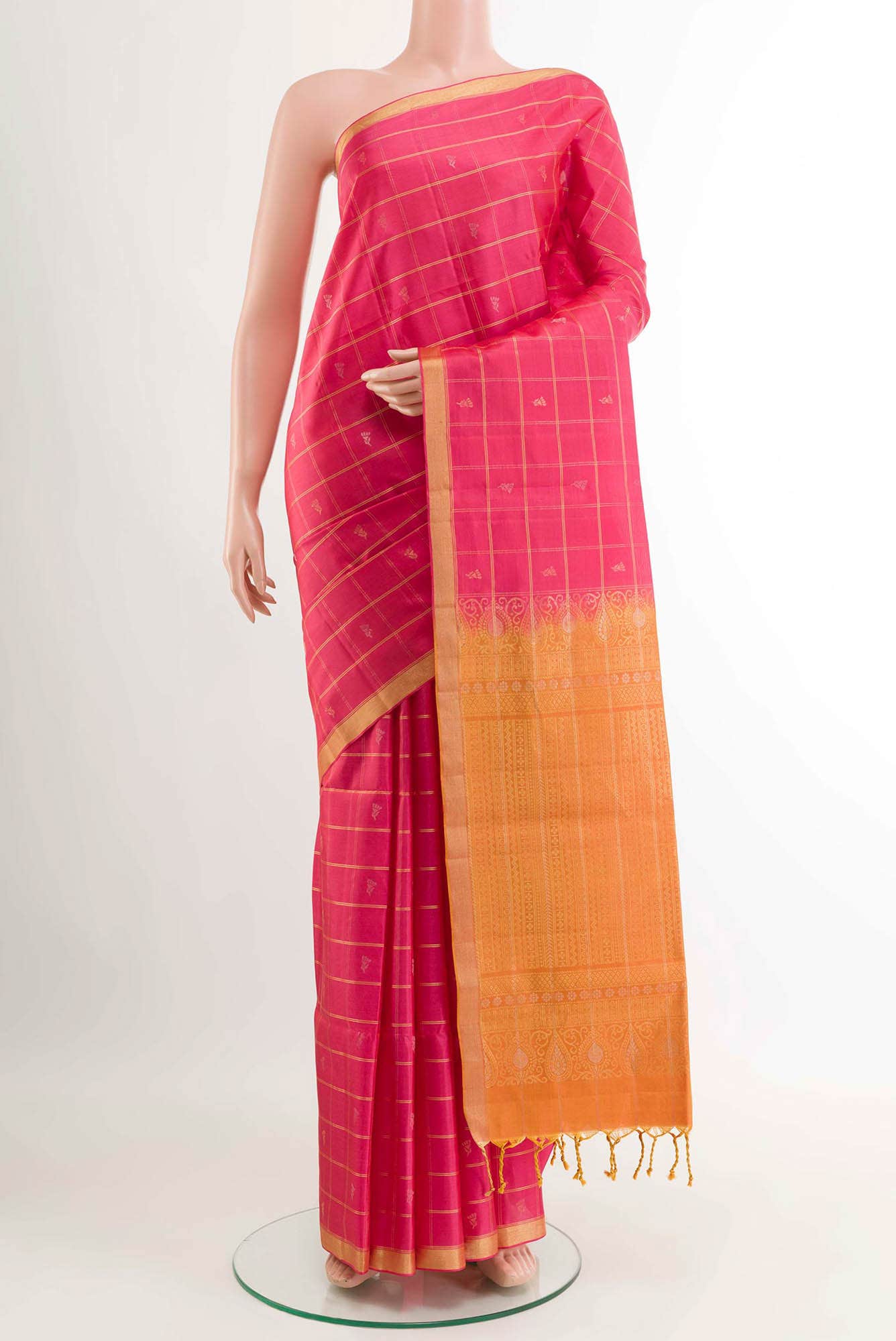 Pink Soft Silk Saree