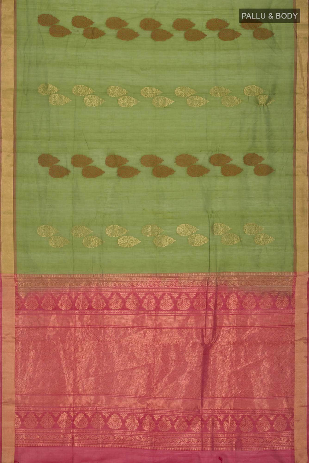 Green Silk Cotton Saree